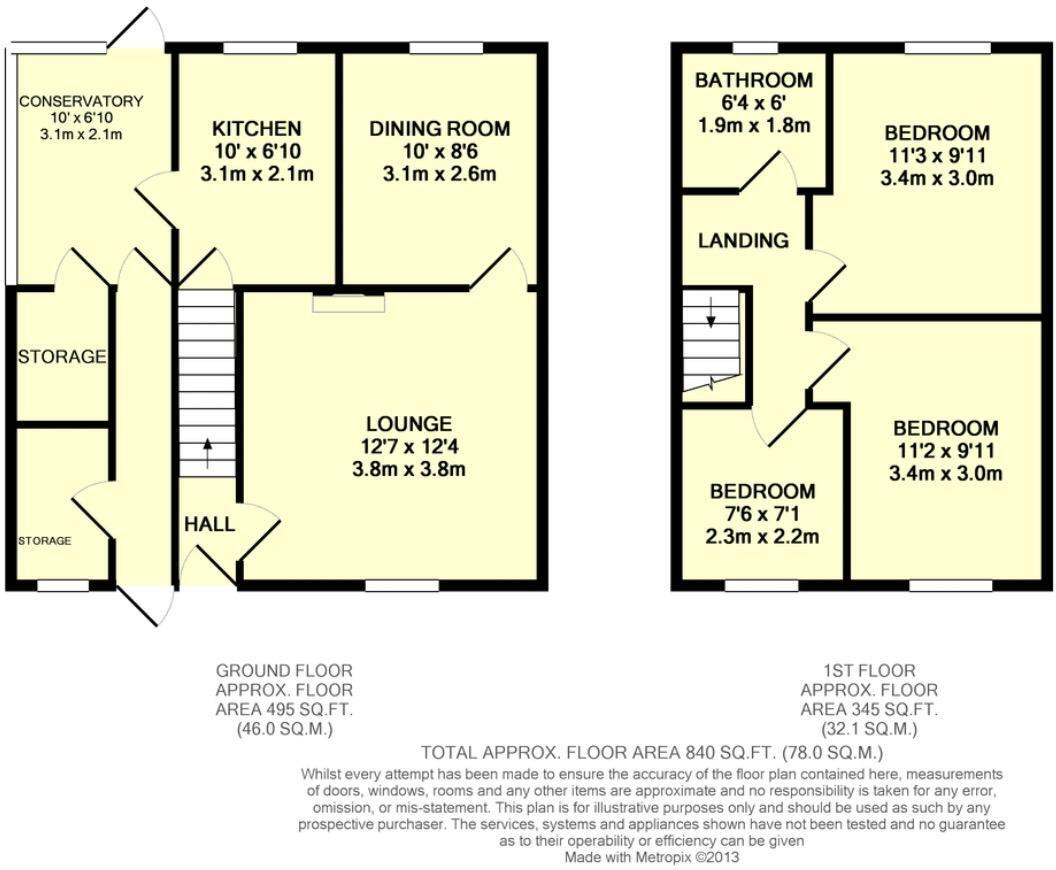 Western Crescent, Banbury floorplan