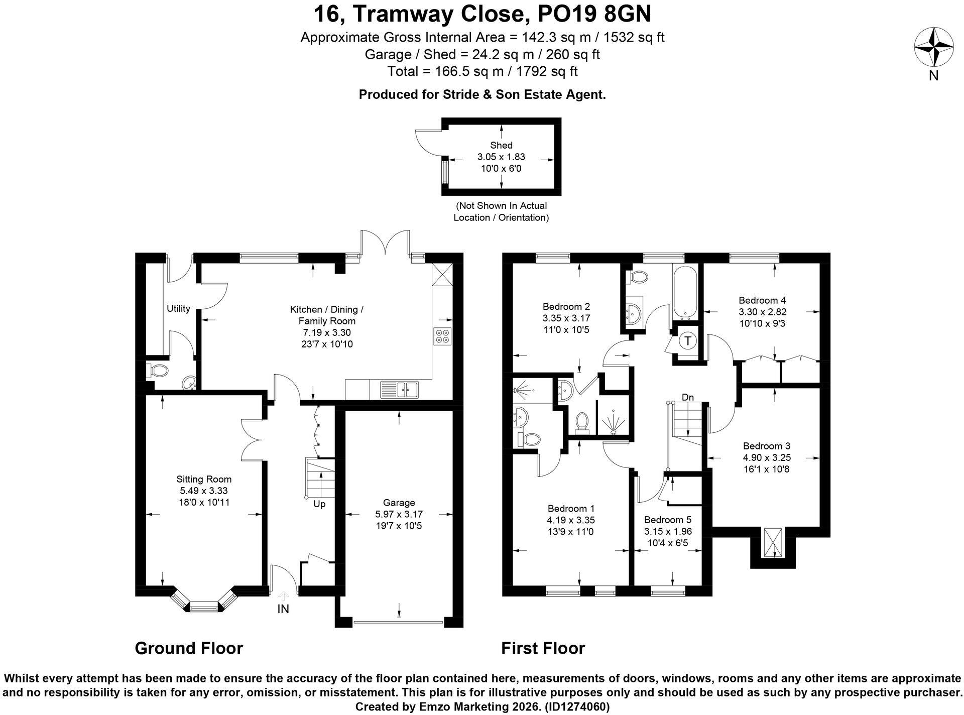Tramway Close, Donnington, PO19 floorplan