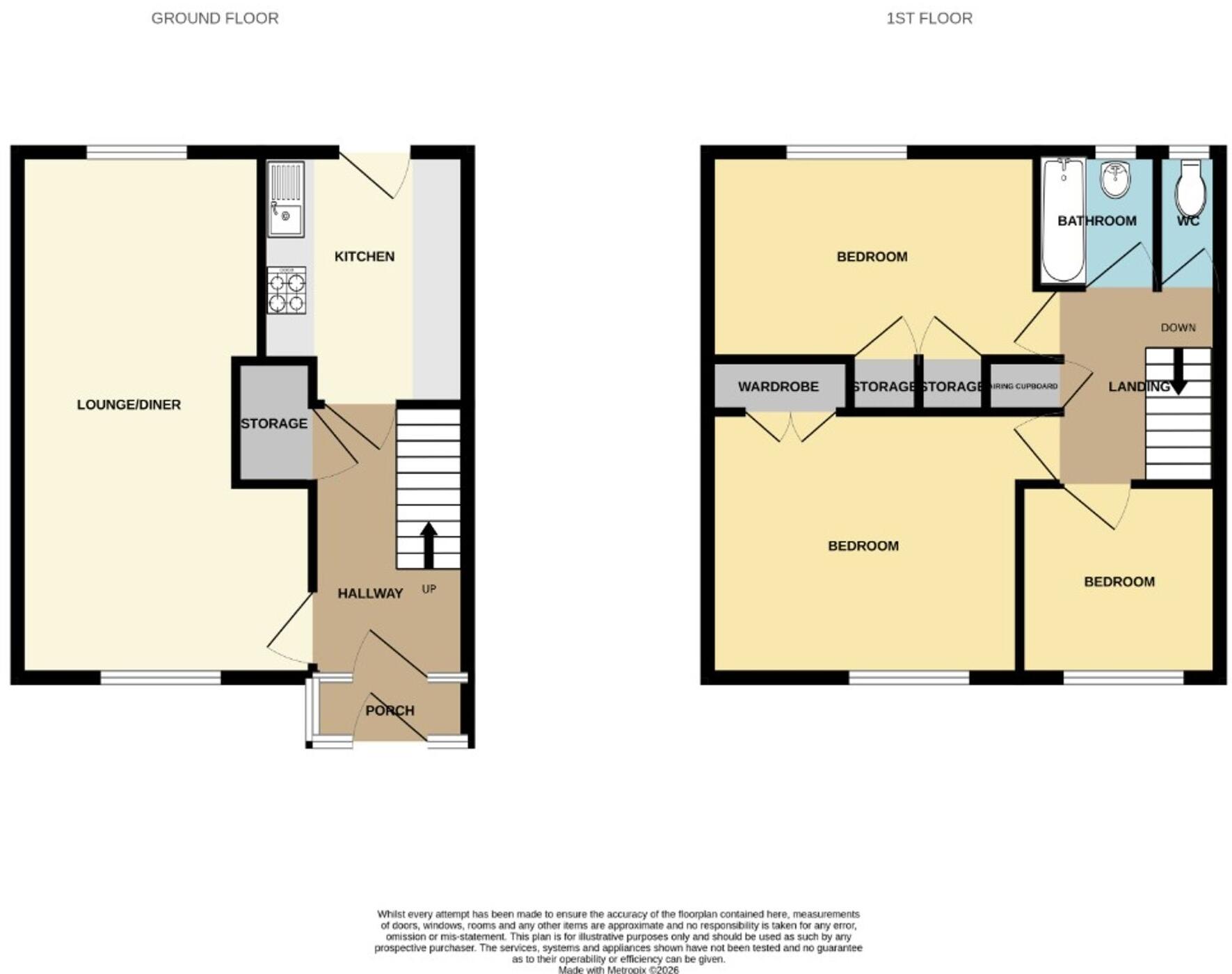 Watt Road, Tipton, DY4 floorplan