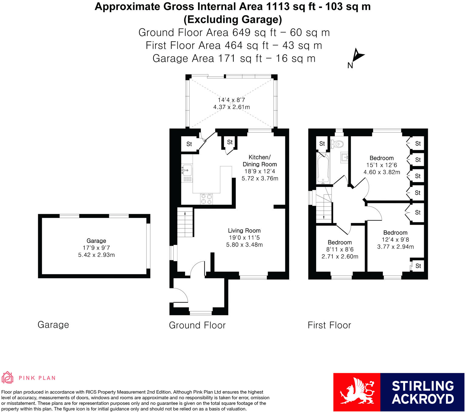 Everest Road, Stanwell, Staines-upon-Thames, Surrey, TW19 floorplan