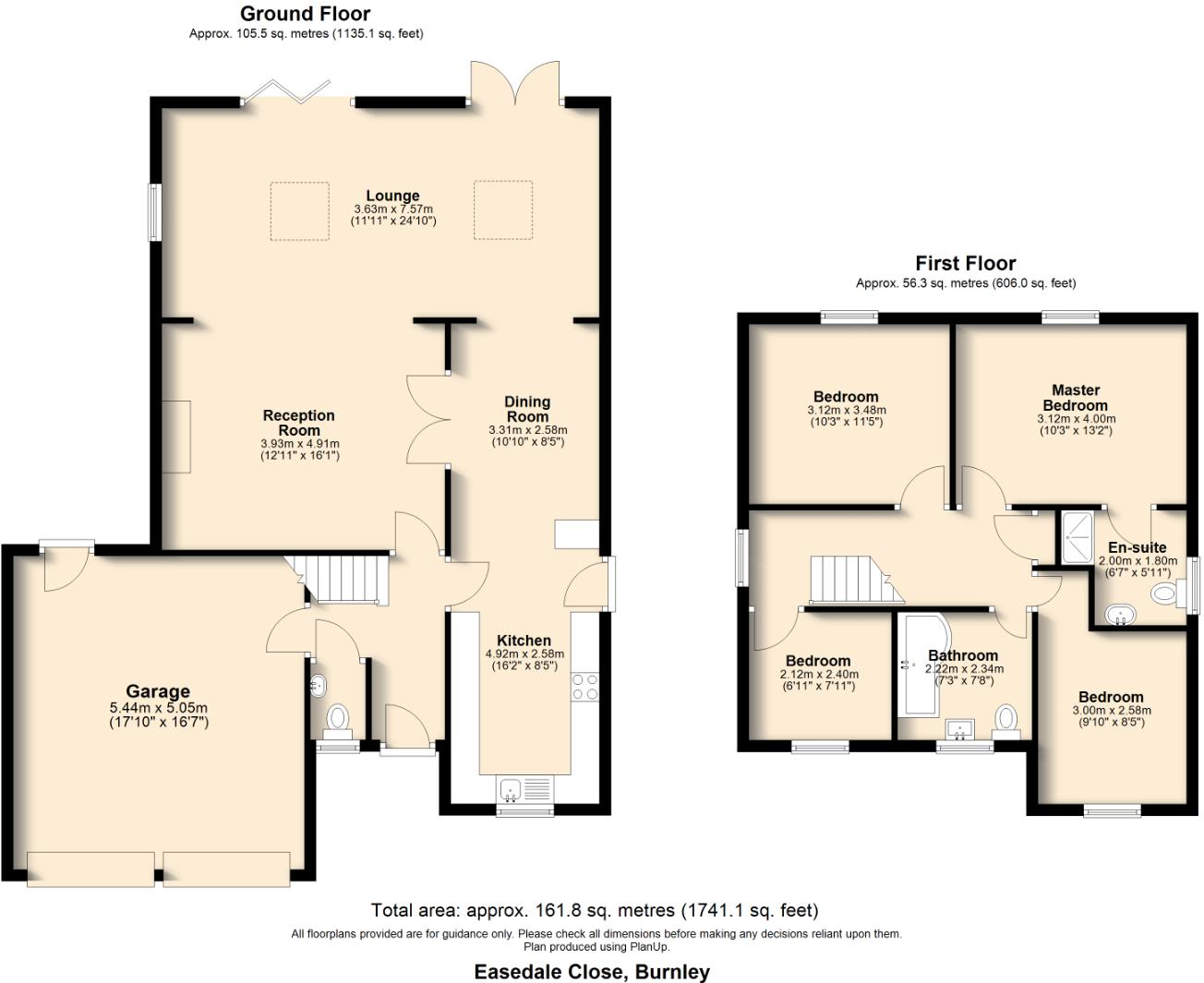 Easedale Close, Burnley floorplan