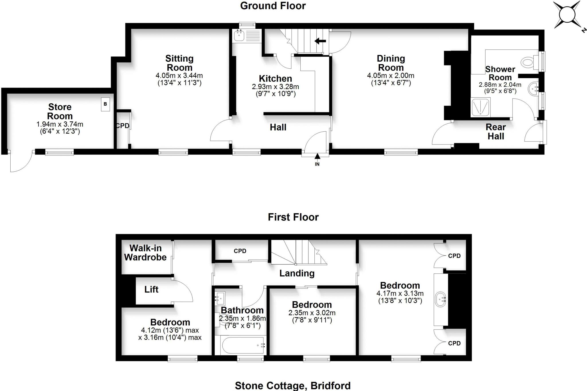 Bridford, Exeter floorplan