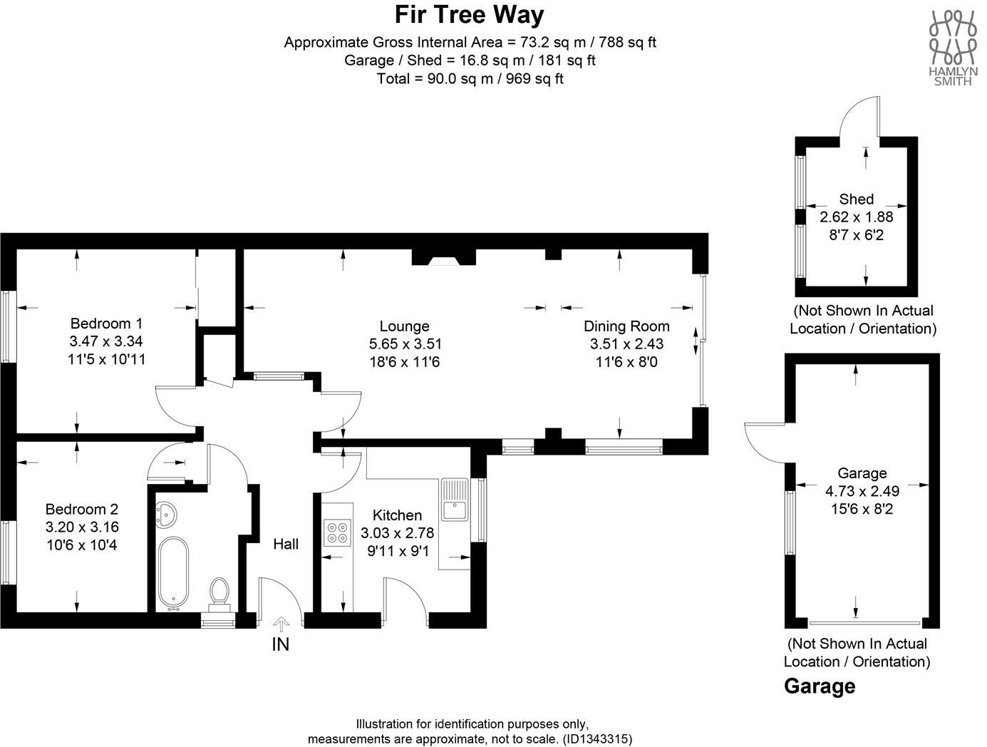 Fir Tree Way, Hassocks floorplan