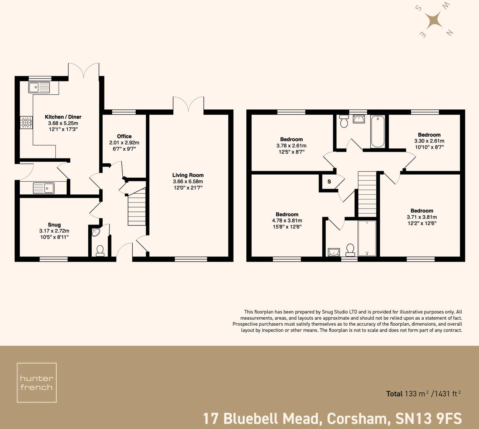 Bluebell Mead, Corsham, SN13 9FS floorplan