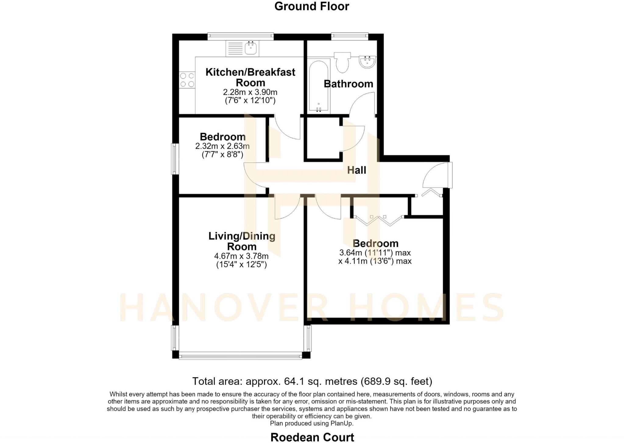 Roedean Court, Brighton floorplan