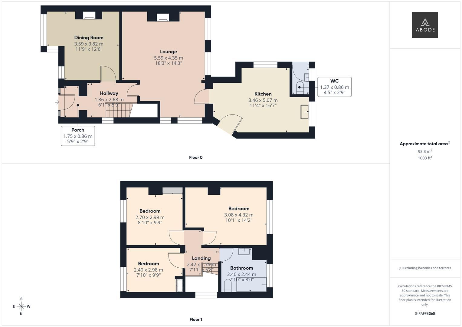 Florence Drive, Doveridge, DE6 5LZ floorplan