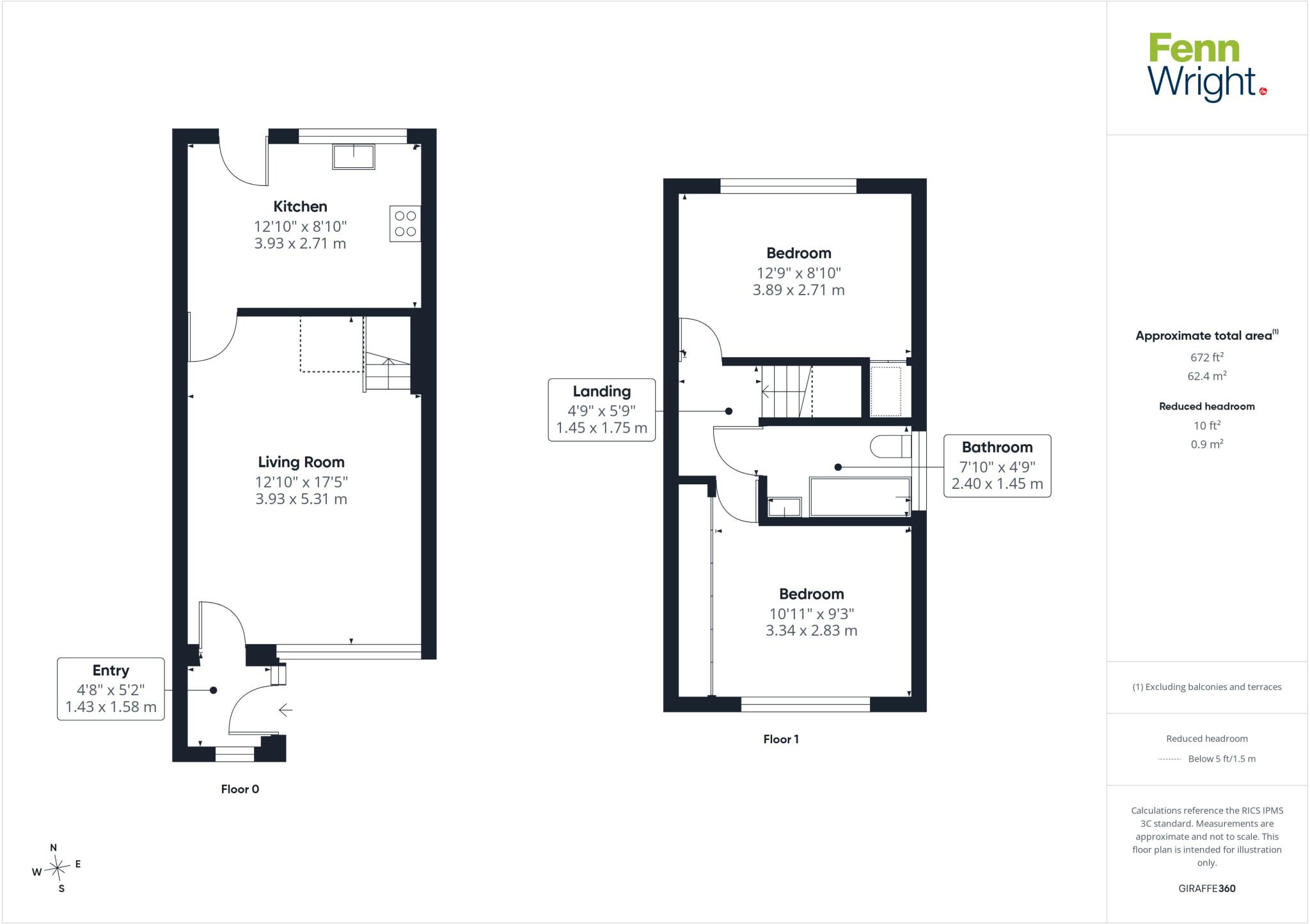 Scarletts Close, Witham, Essex, CM8 floorplan