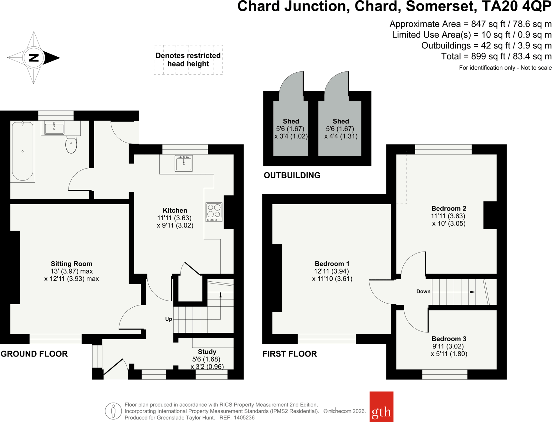 Tatworth, Chard, Somerset, TA20 floorplan