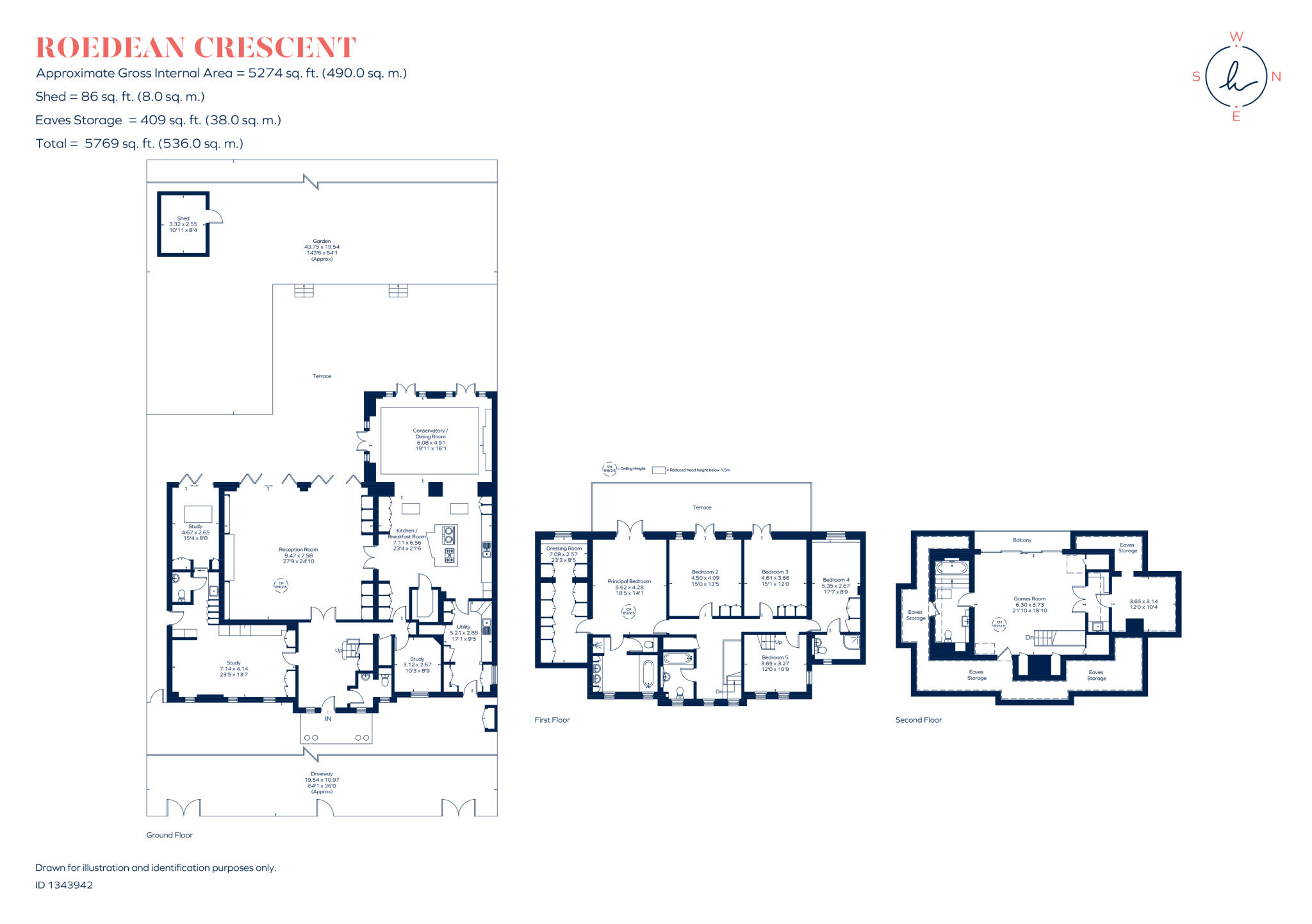 Roedean Crescent, London, SW15 floorplan