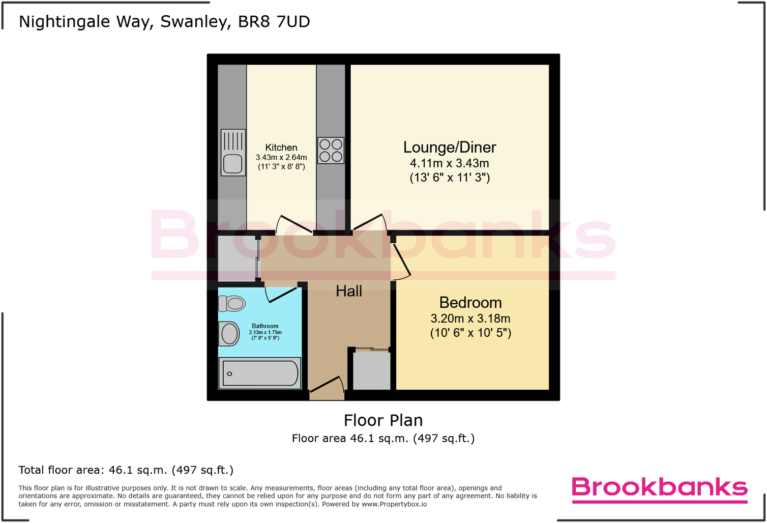 Nightingale Way, Swanley, BR8 7UD floorplan