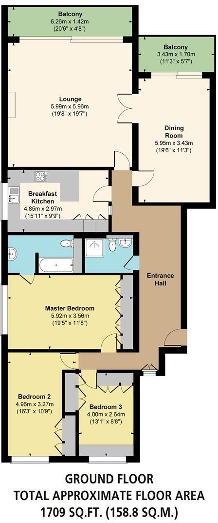 31, Whinfell Court, Sheffield floorplan