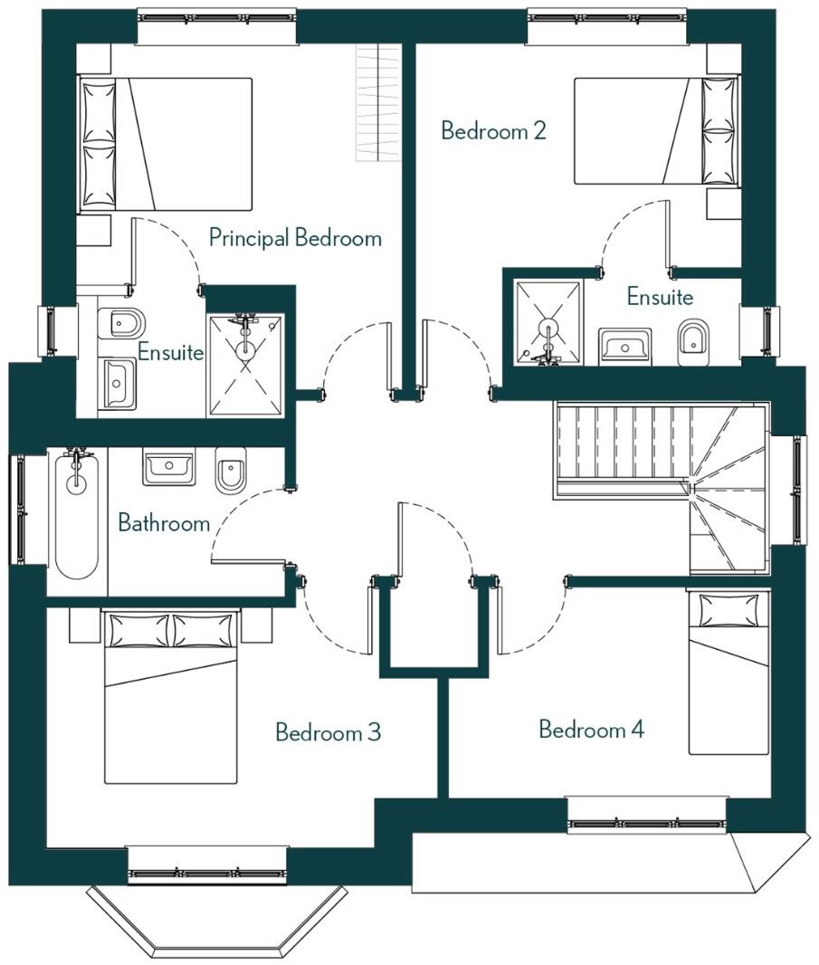 The Yarrow, Old Frith Place, Fordham, Colchester, Essex, CO6 floorplan