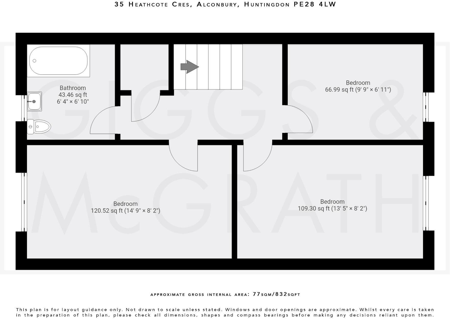 Heathcote Crescent, Alconbury Weald, Huntingdon, Cambridgeshire, PE28 4LW floorplan