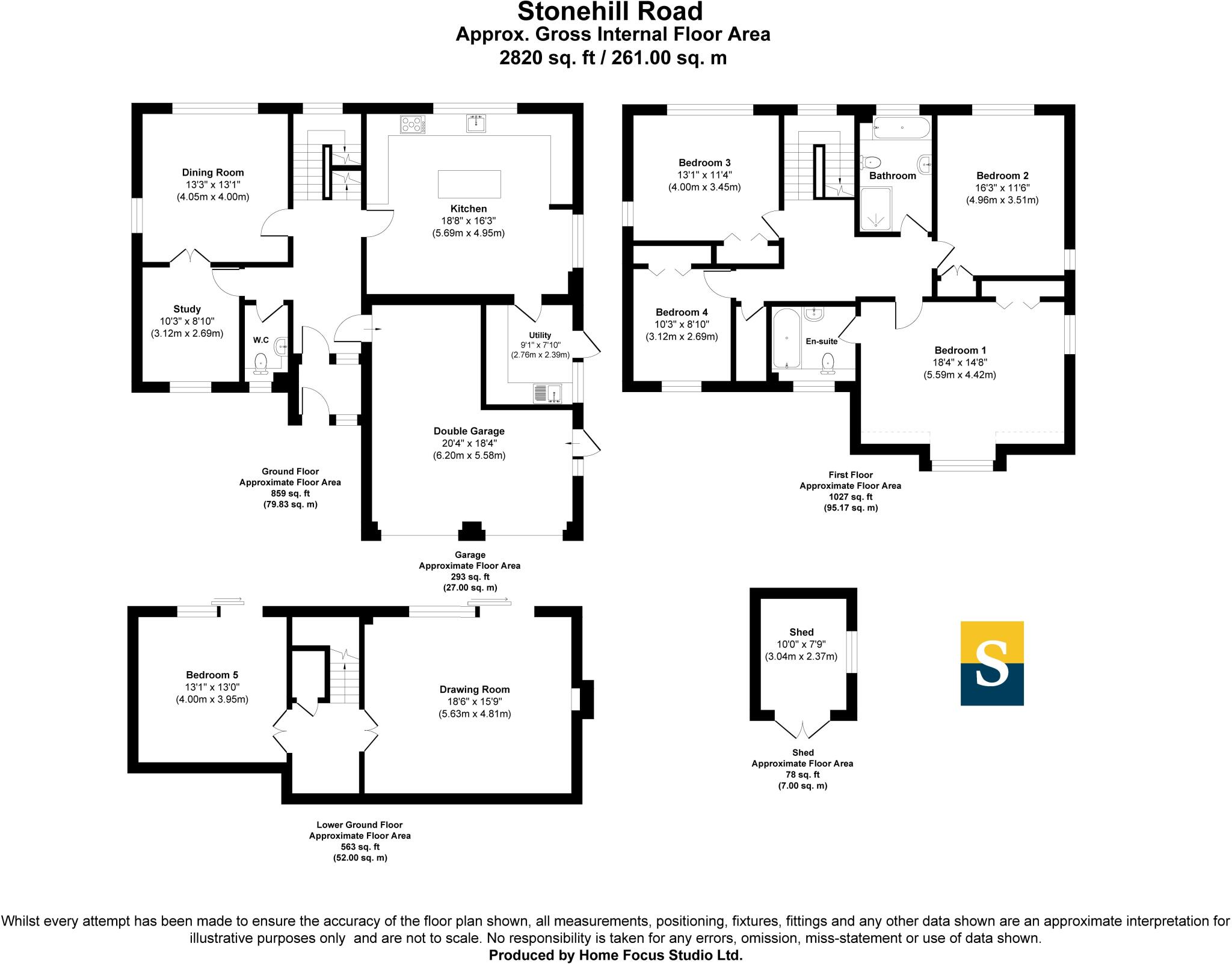 Stonehill Road, Headley Down, Hampshire, GU35 floorplan
