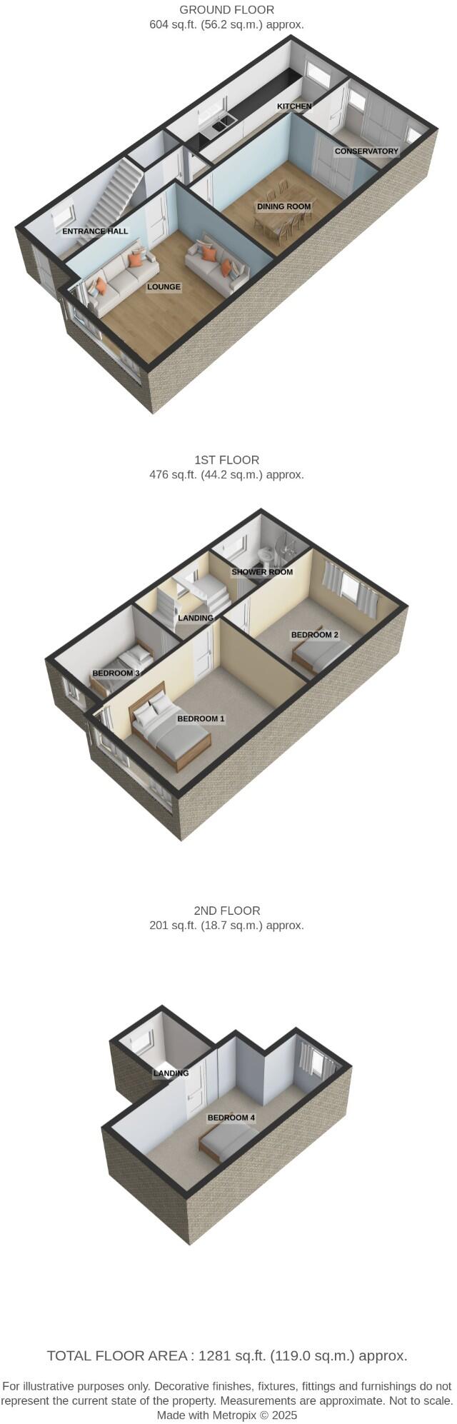 Laburnum Grove, Whitby floorplan