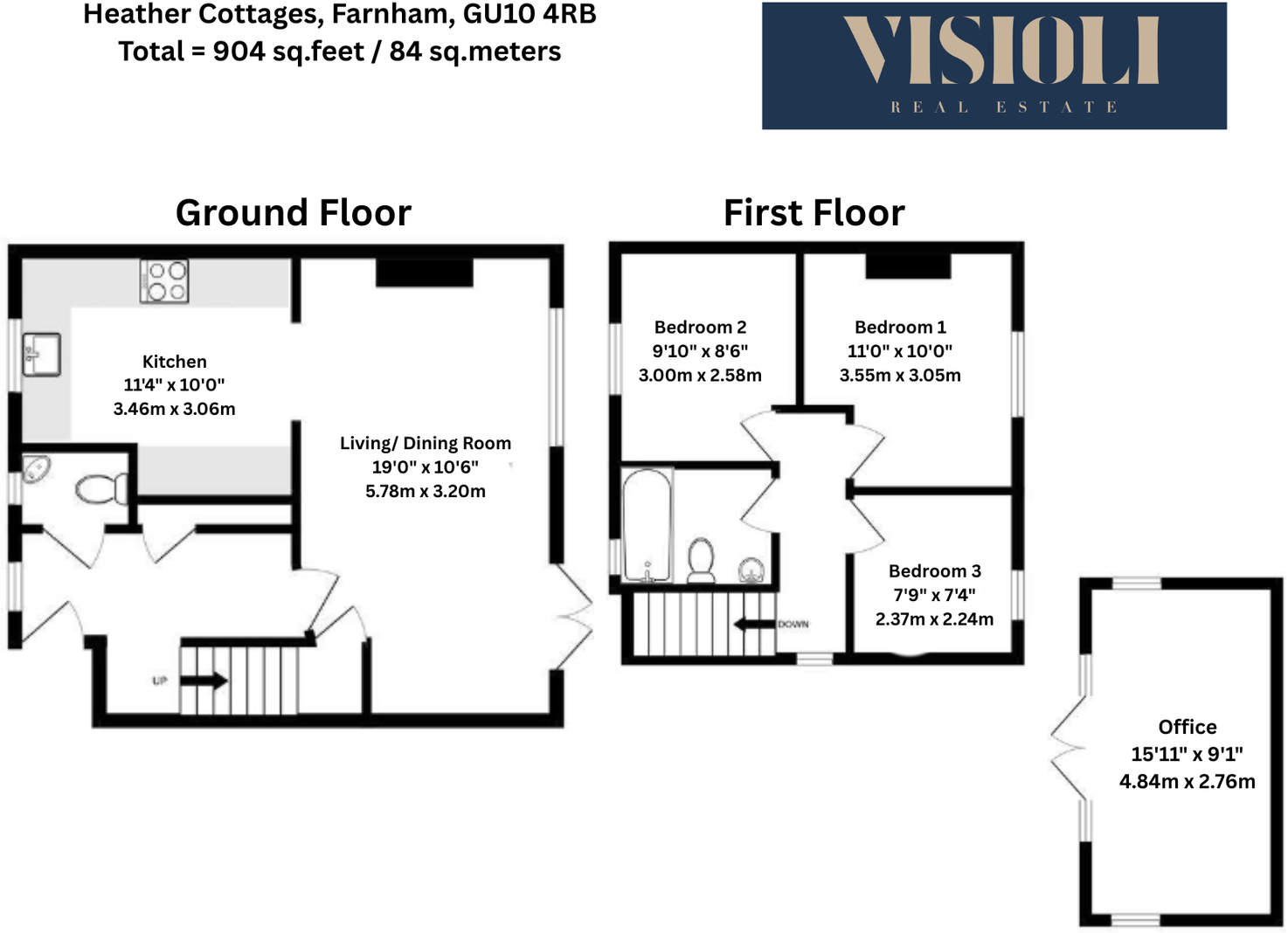Sunnydell Lane, Wrecclesham, Farnham, GU10 floorplan