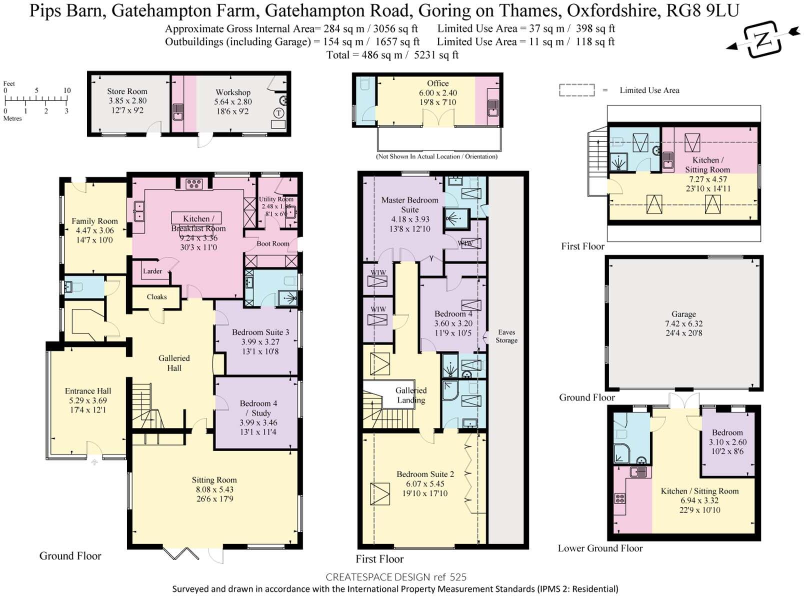 Pips Barn, Goring on Thames floorplan