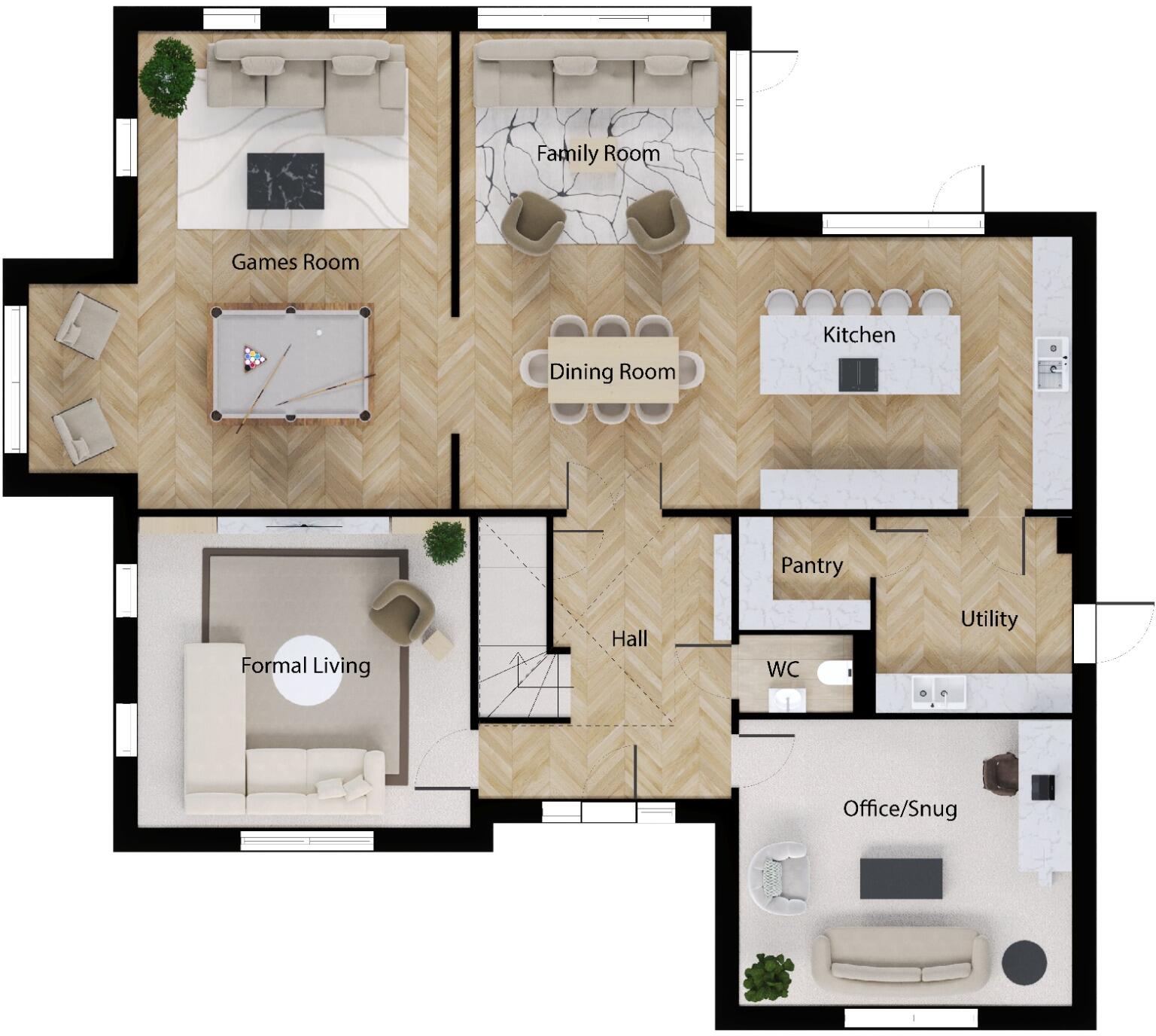 Claybourne, 1 Cameron Court, Wynyard floorplan