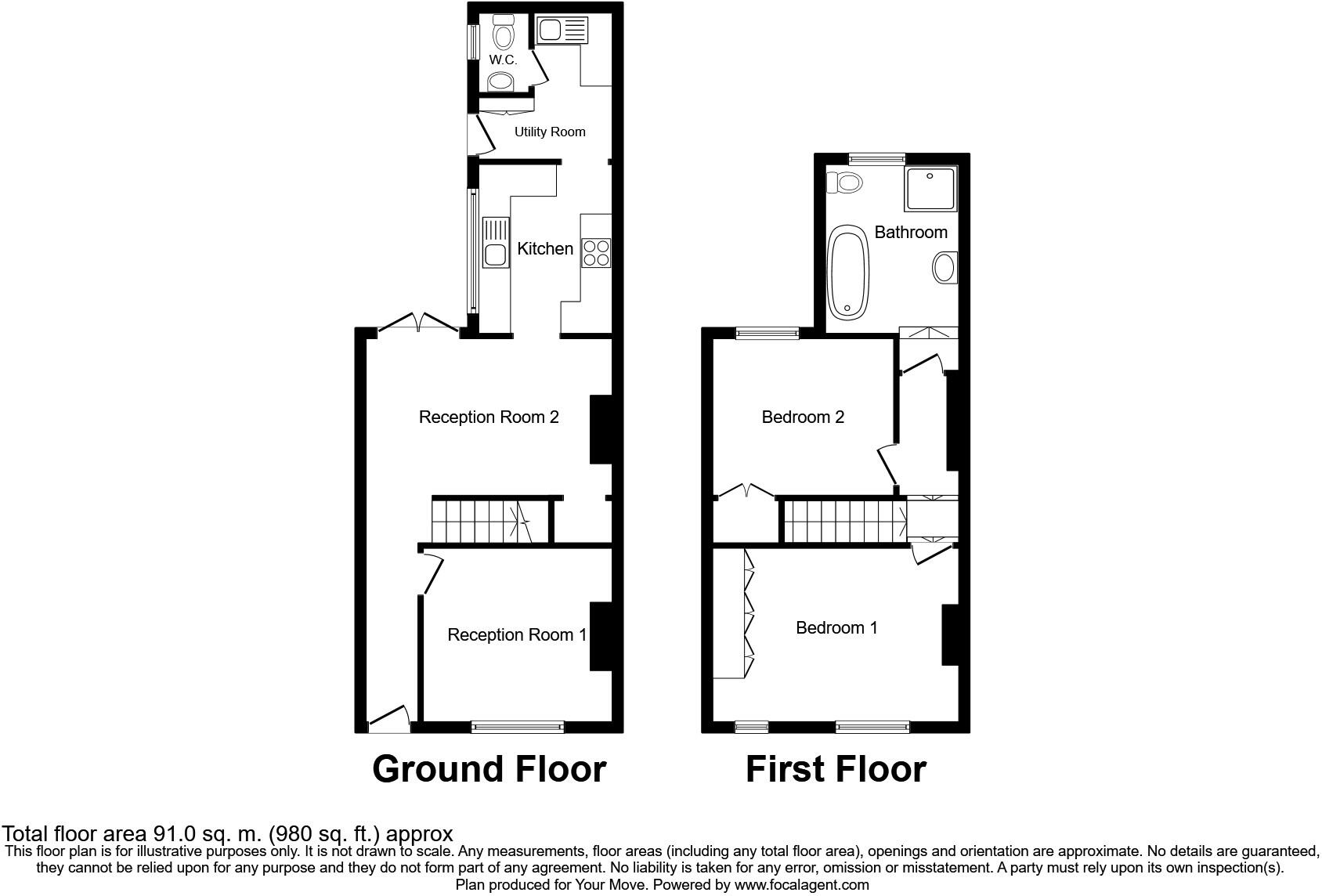 Crayford Road, Crayford, Dartford, DA1 floorplan