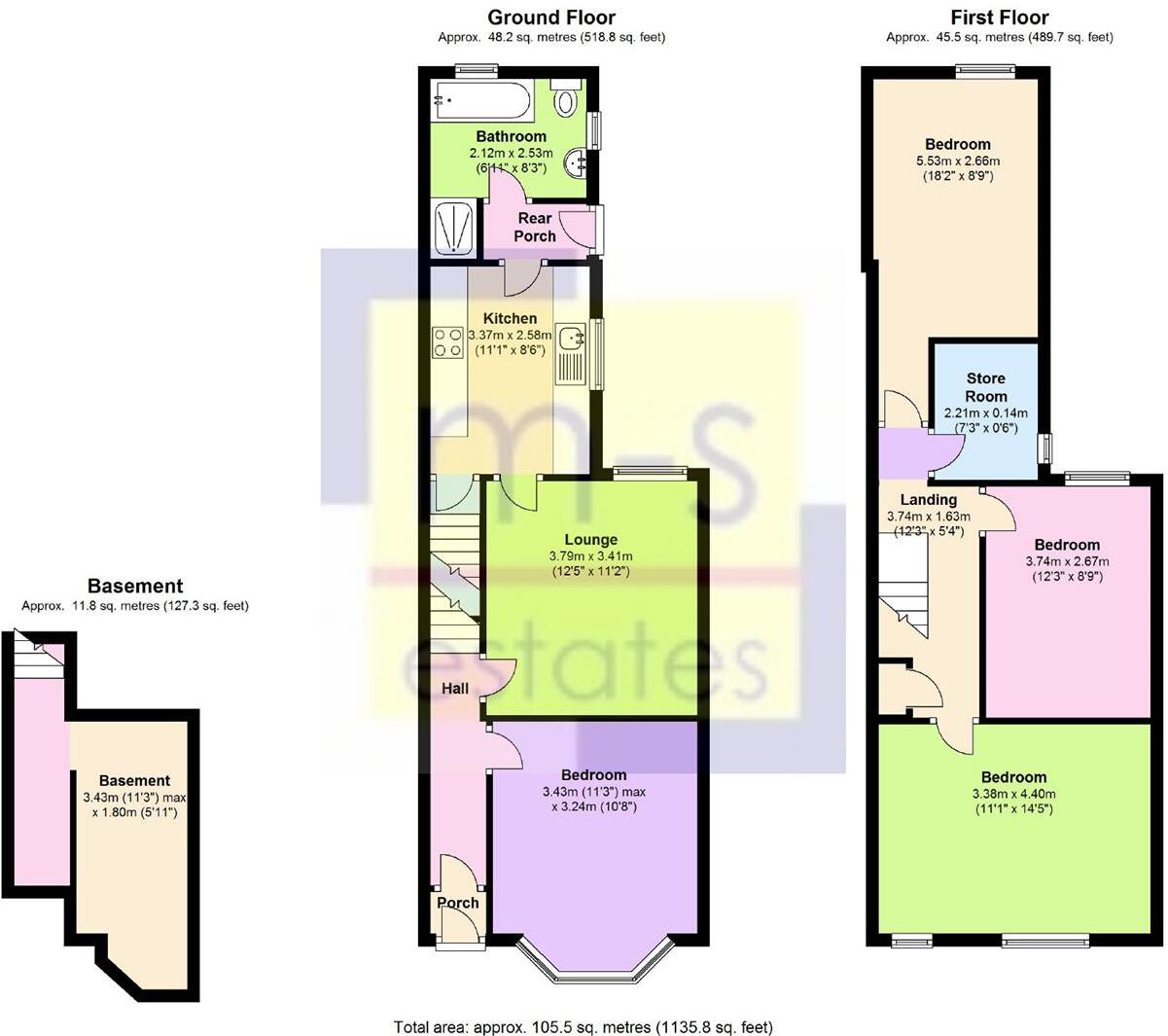 £135pppw Cottesmore Road, Lenton, Nottingham floorplan