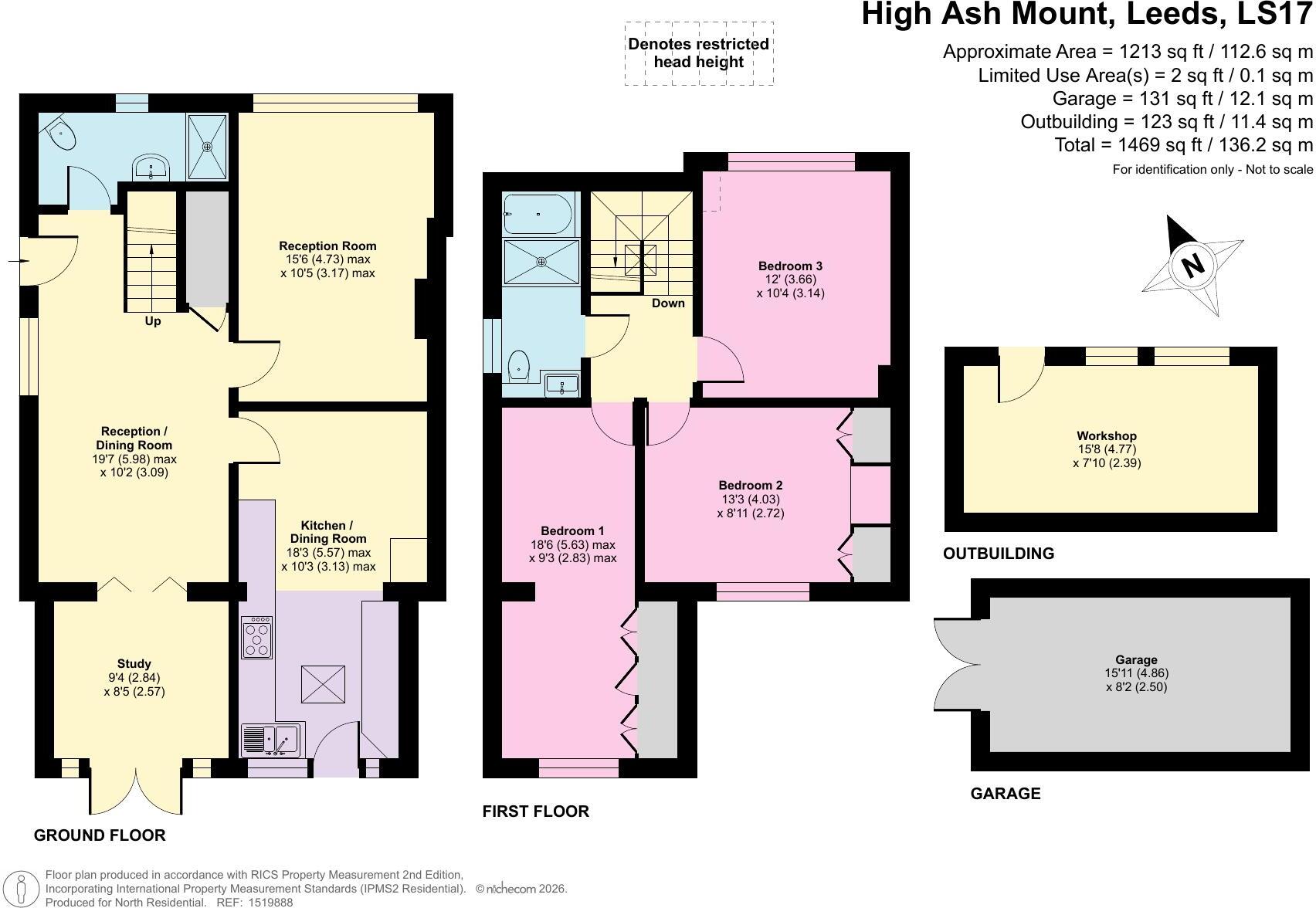 High Ash Mount, Leeds, LS17 floorplan