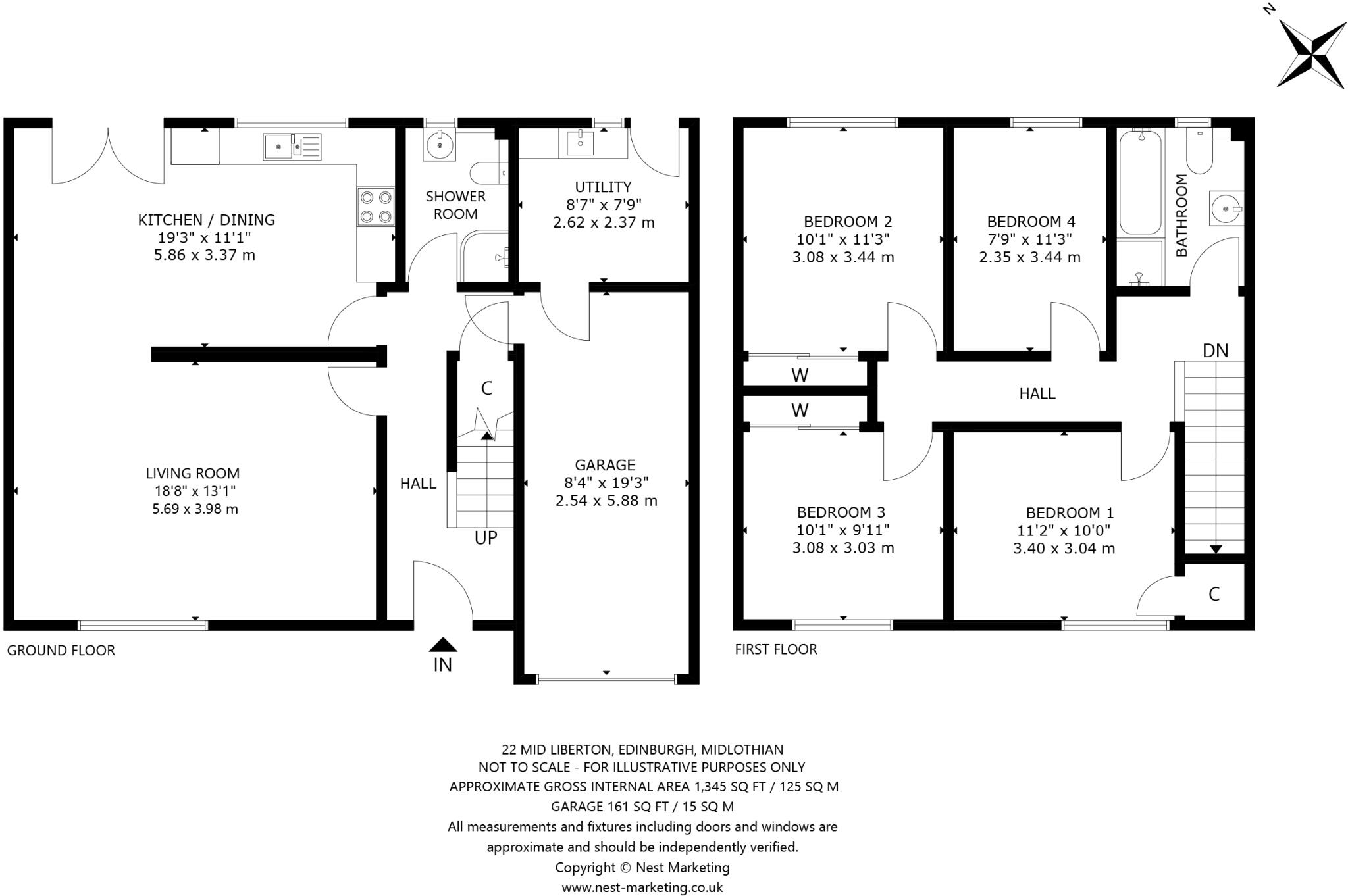 Mid Liberton, Edinburgh, Midlothian floorplan