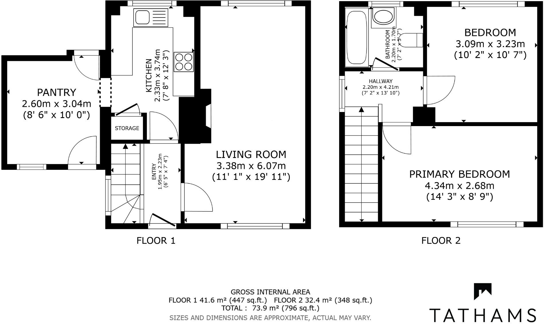 Aberteifi Close, Gabalfa, Cardiff  floorplan