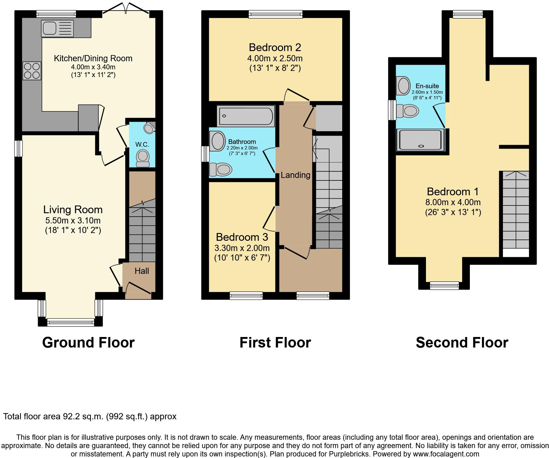 Vines Cross Way, Skelmersdale, WN8 floorplan