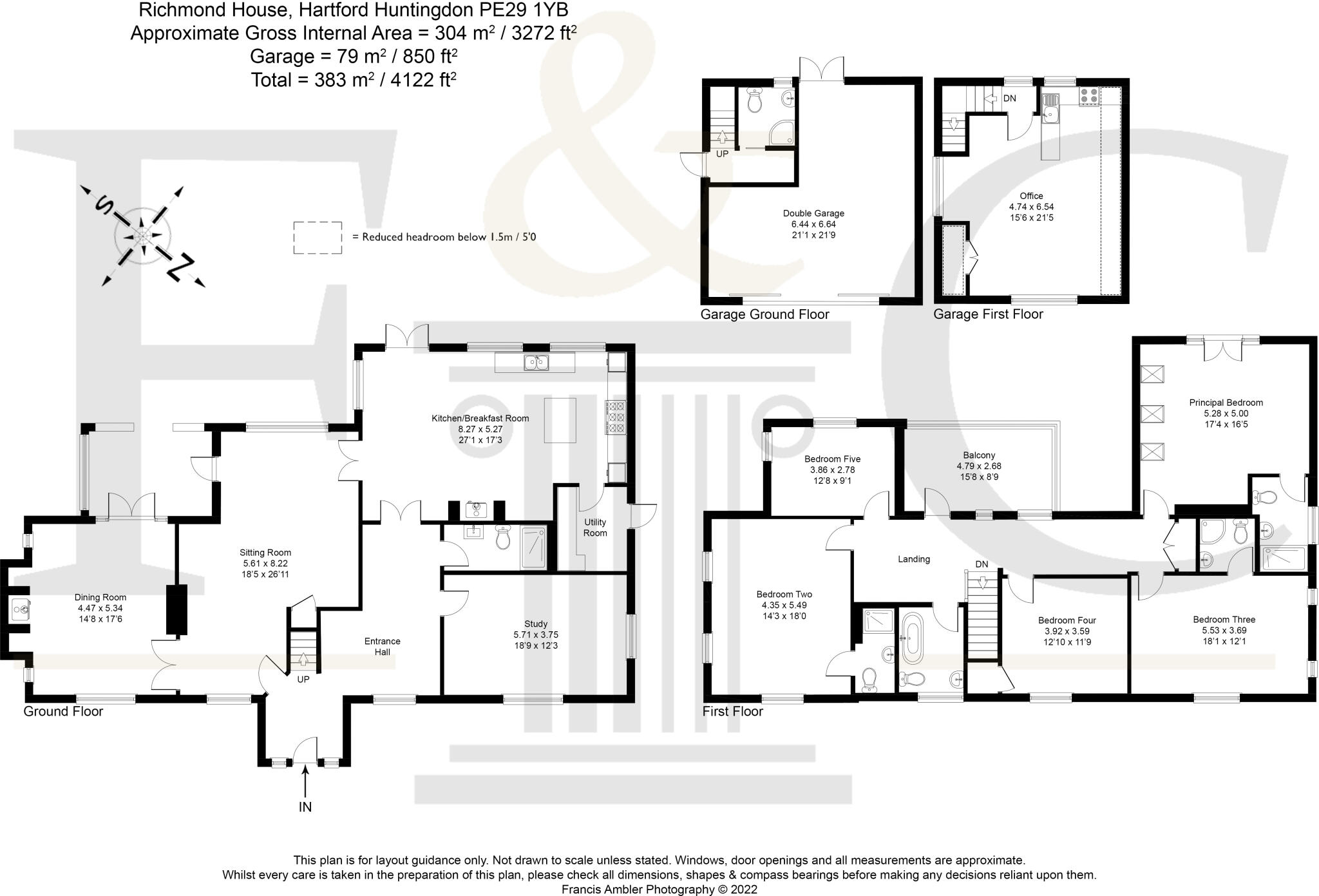 Old Houghton Road, Hartford, Huntingdon, Cambridgeshire, PE29 floorplan