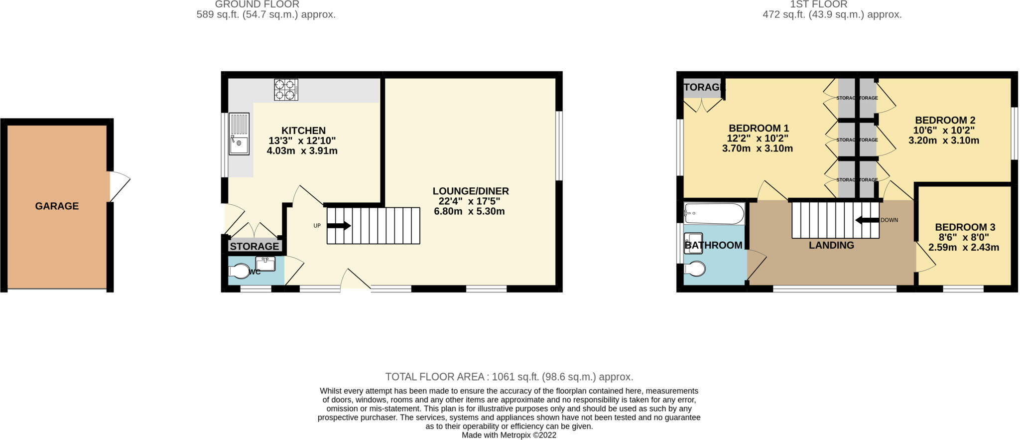 Cornfield Road, Woodley, Reading, Berkshire, RG5 floorplan