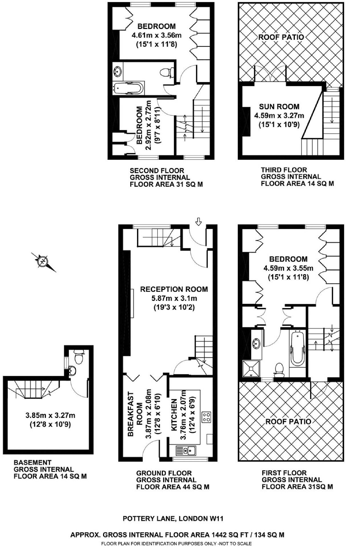 Pottery Lane, Holland Park floorplan
