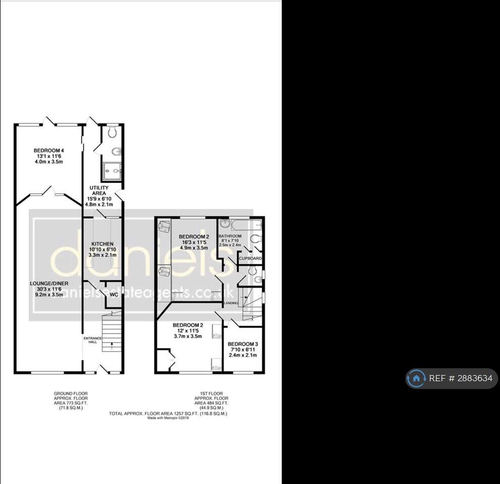 Neeld Crescent, Wembley, HA9 floorplan