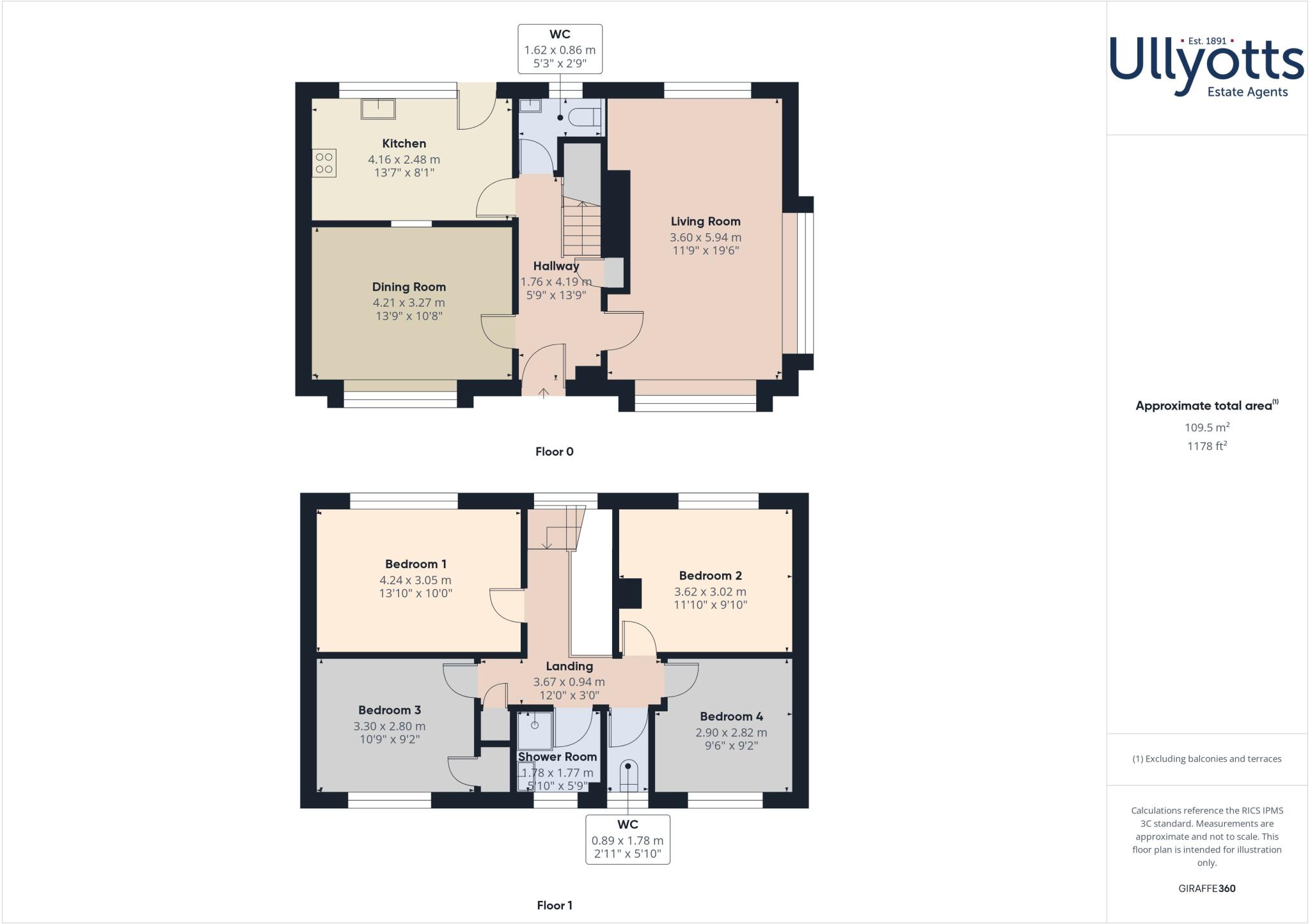 Fairfield Close, Nafferton  floorplan