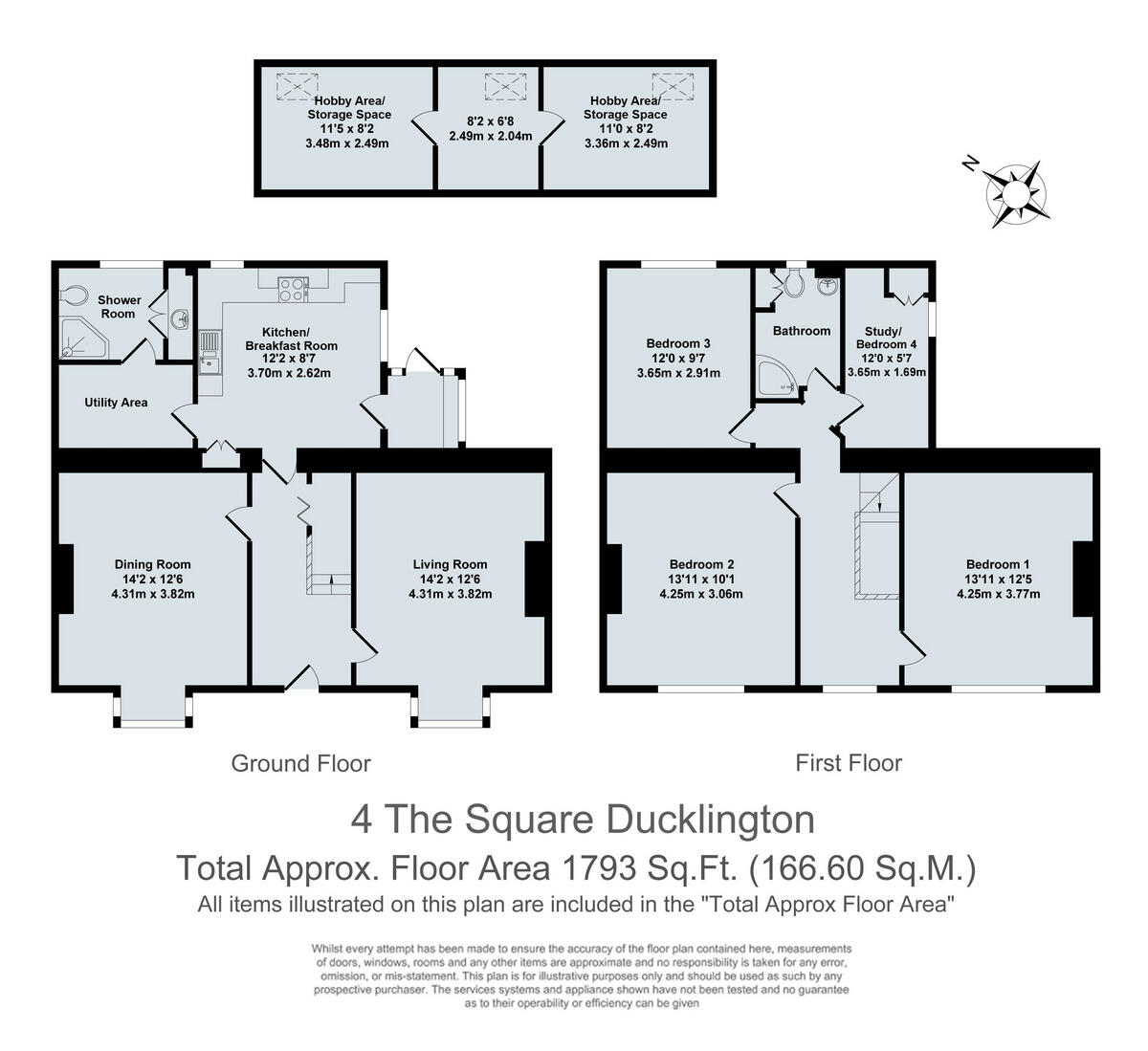 The Square, Ducklington, OX29 floorplan