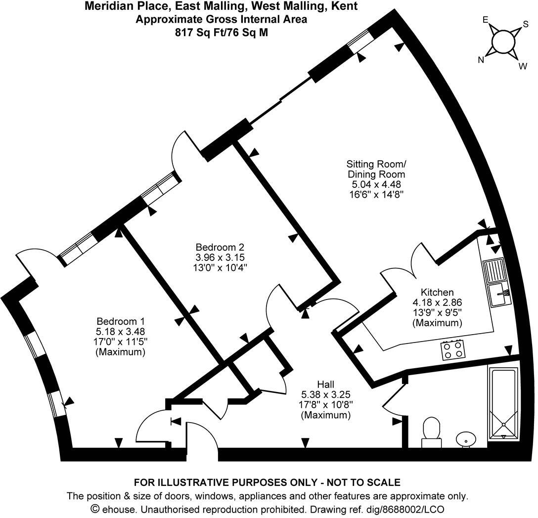 Meridian Place, East Malling floorplan