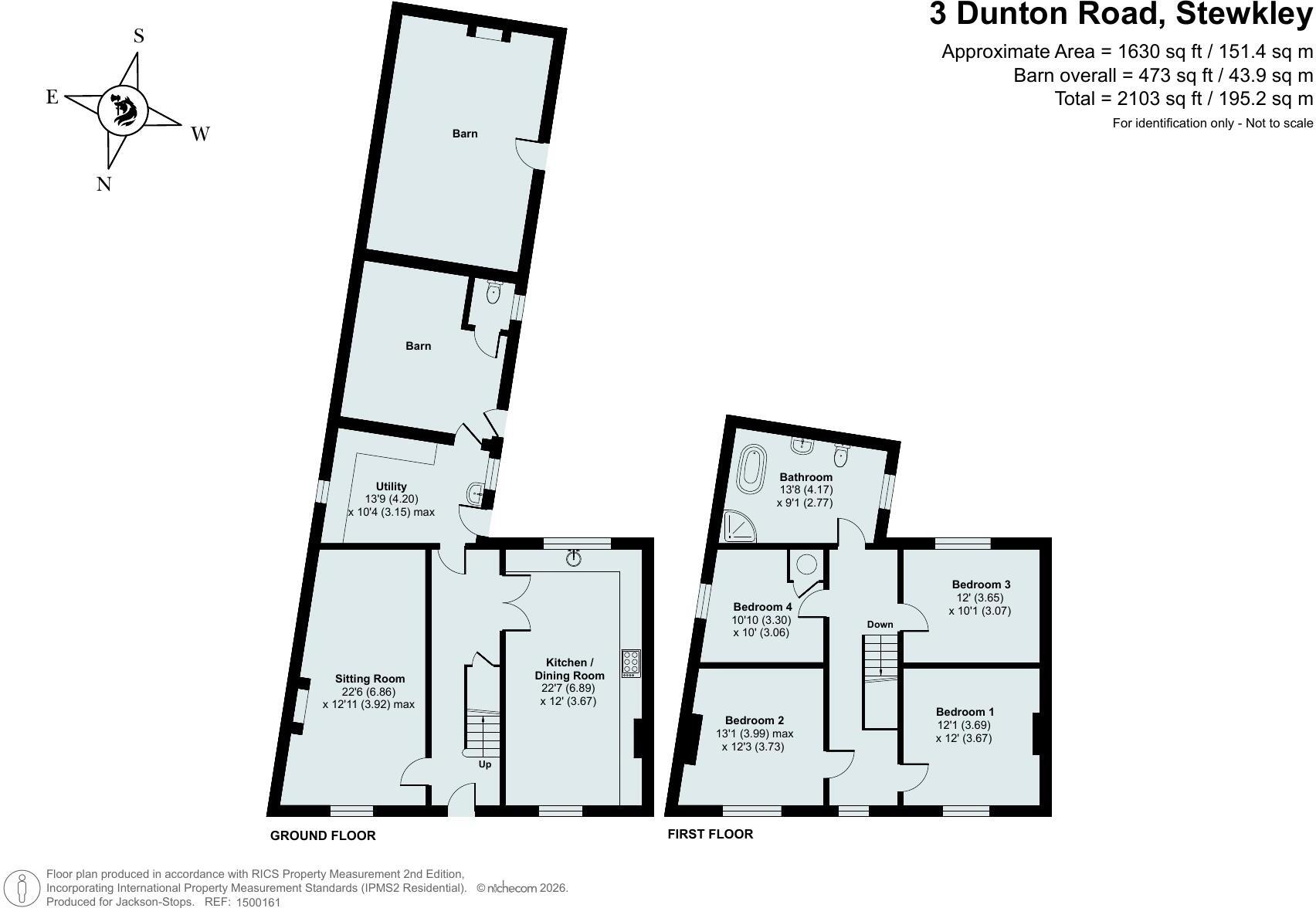 Dunton Road, Stewkley, Buckinghamshire, LU7 floorplan