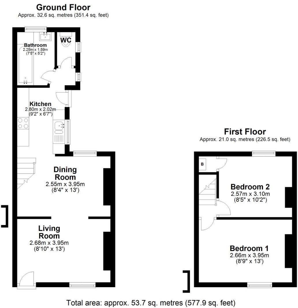 8 Grove Terrace, Penarth, Vale of Glamorgan, CF64 2NL floorplan