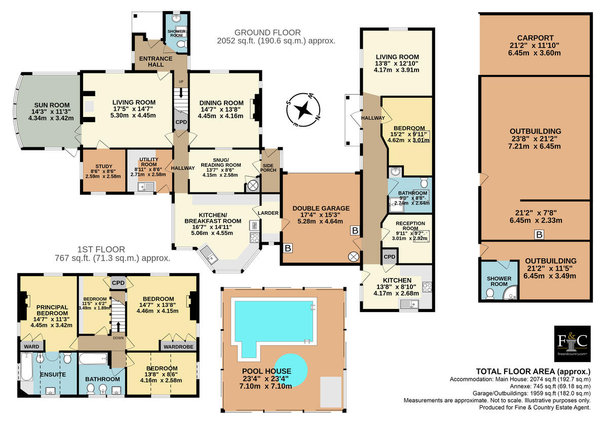Griston Road, Thetford, IP25 6 floorplan