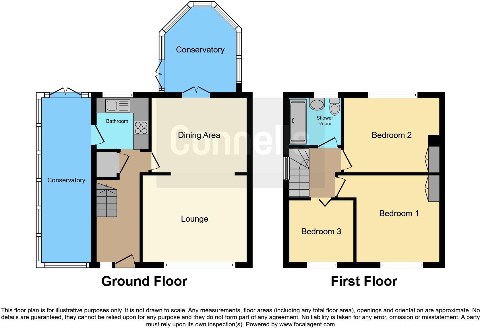 Sandy crescent , Wednesfield floorplan