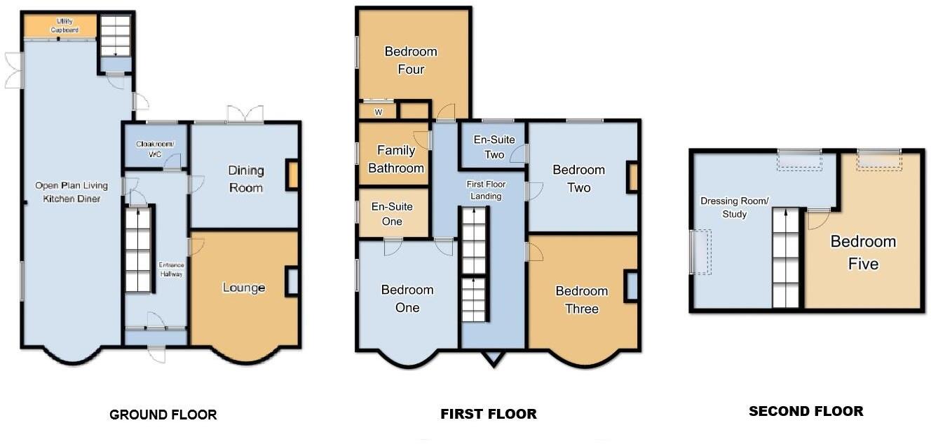 Cornhill, Allestree, Derby floorplan