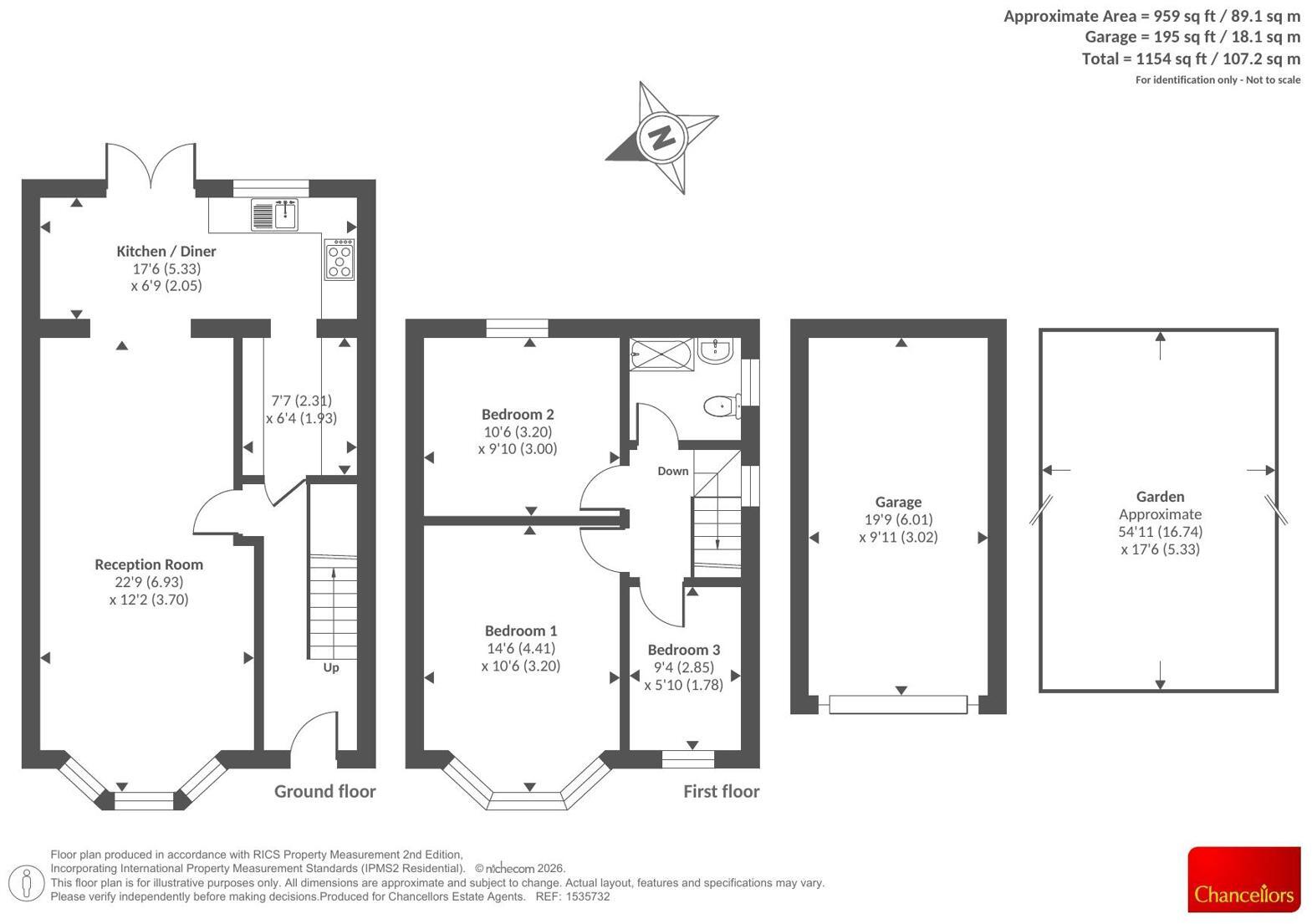 Napier Road, Oxford, Oxfordshire floorplan
