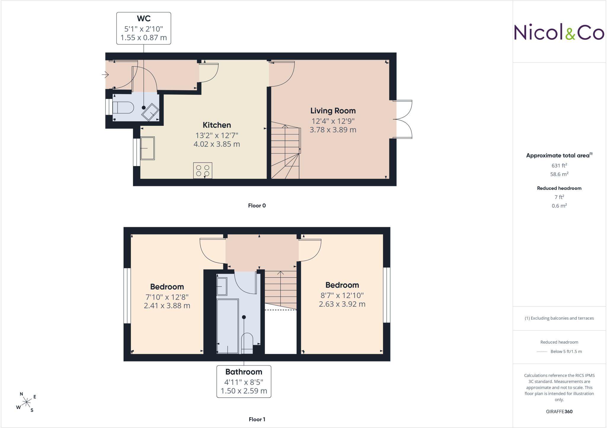 Flax Close, Wychbold, Droitwich Spa, Worcestershire, WR9 floorplan