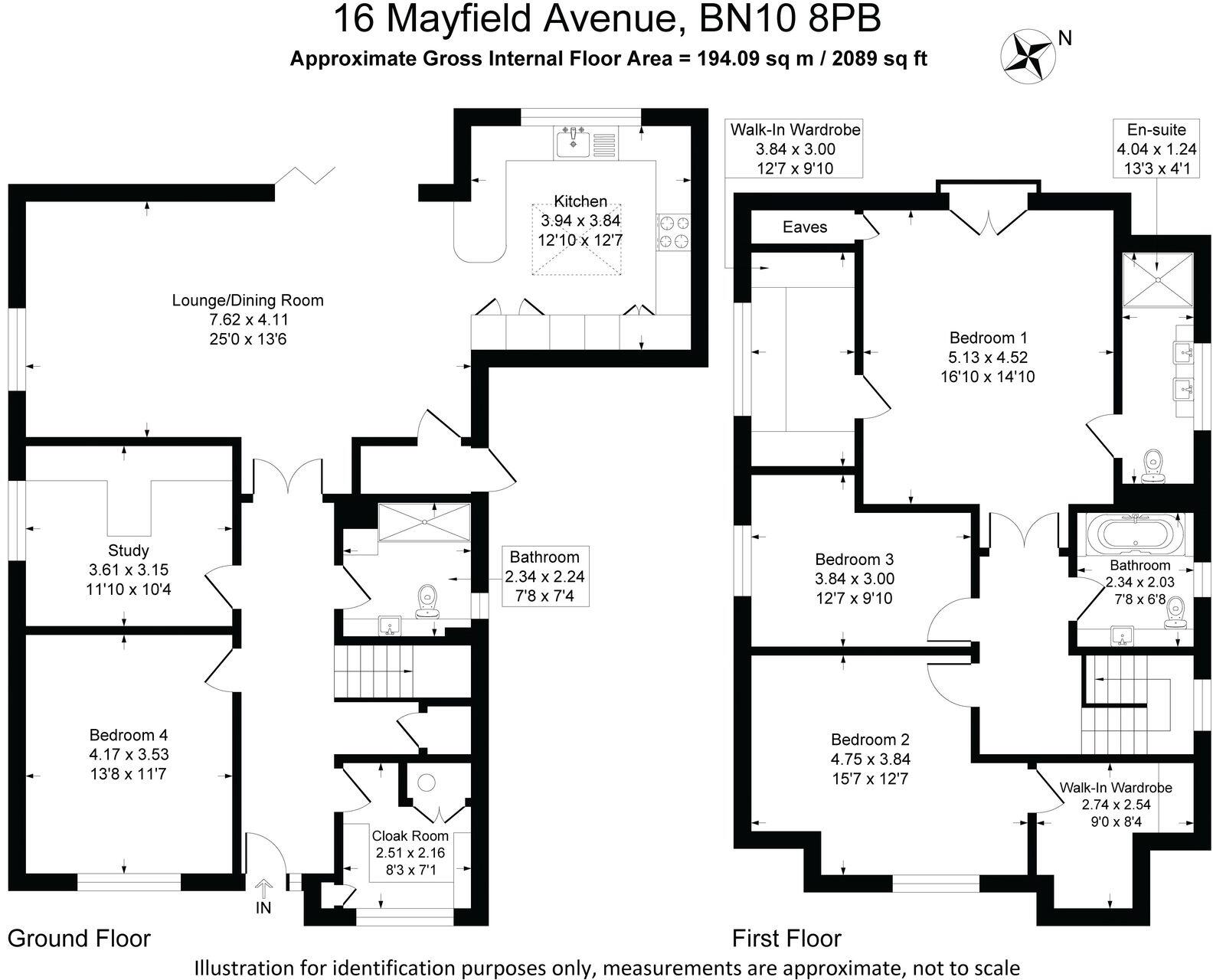 Mayfield Avenue, Peacehaven, BN10 8PB floorplan