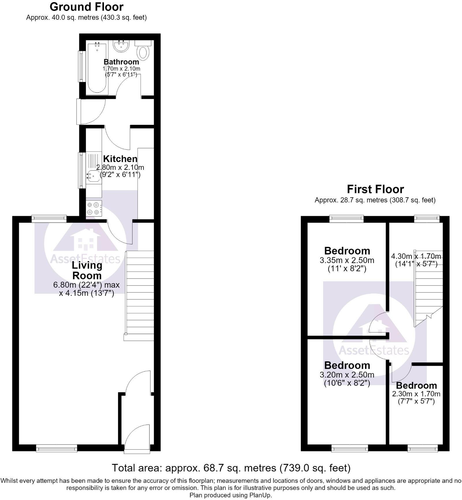 Griffin Street, Six Bells, Abertillery floorplan