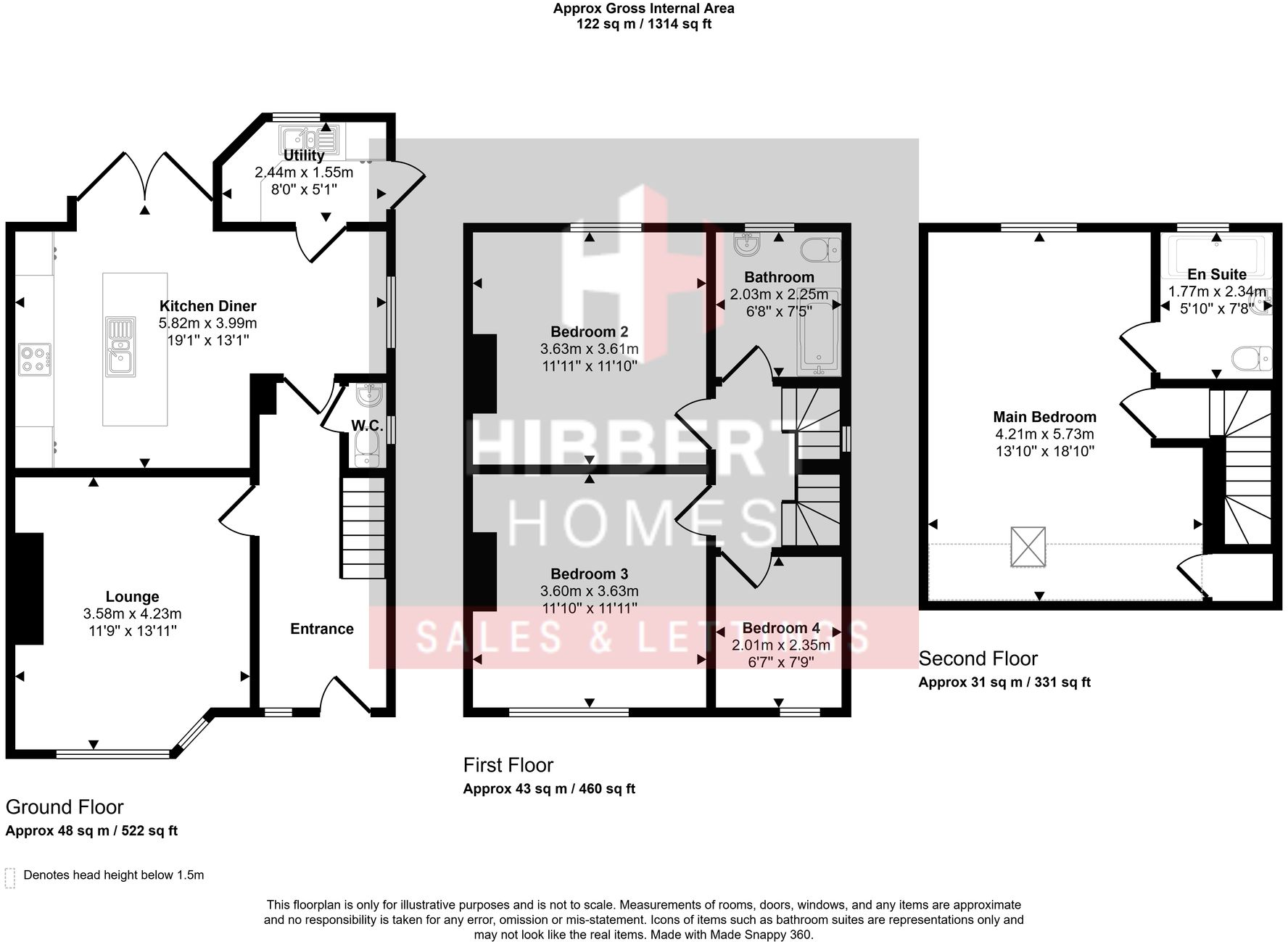 Woodstock Avenue, Stockport, SK5 floorplan