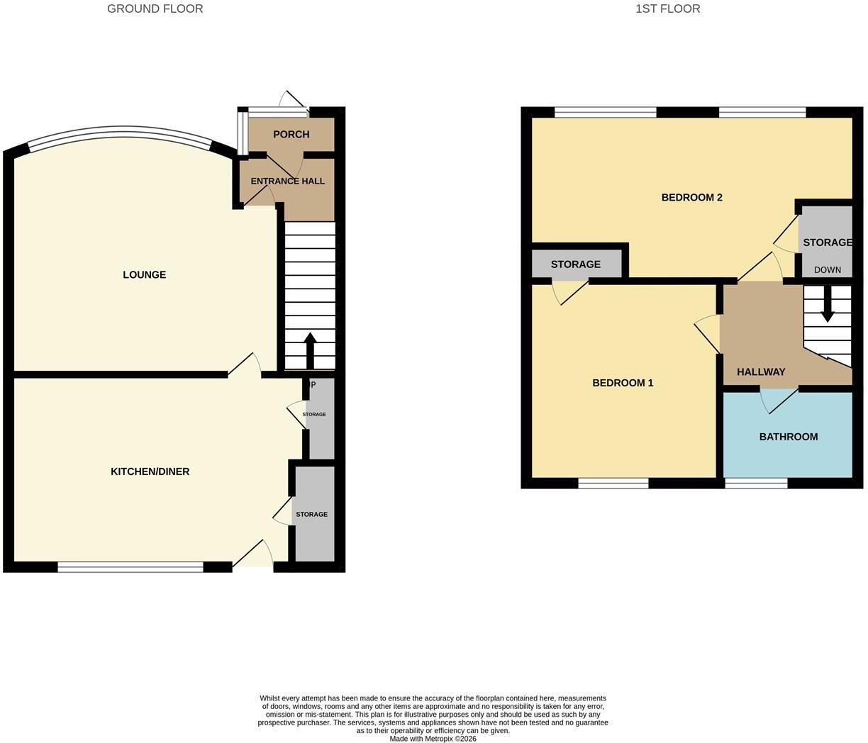 Meere Close, Stoke-On-Trent floorplan