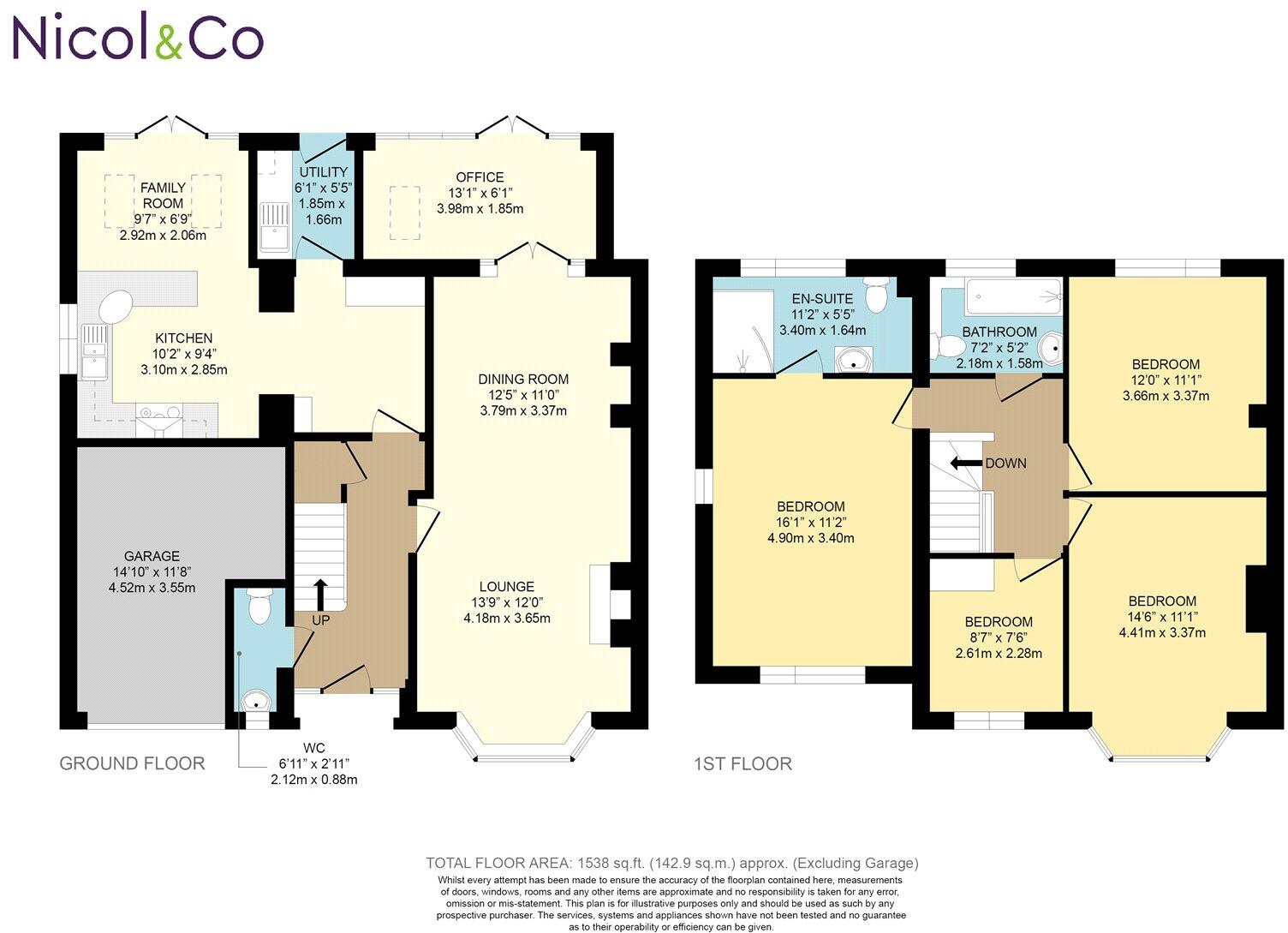 Alexander Avenue, Droitwich Spa, Worcestershire, WR9 floorplan