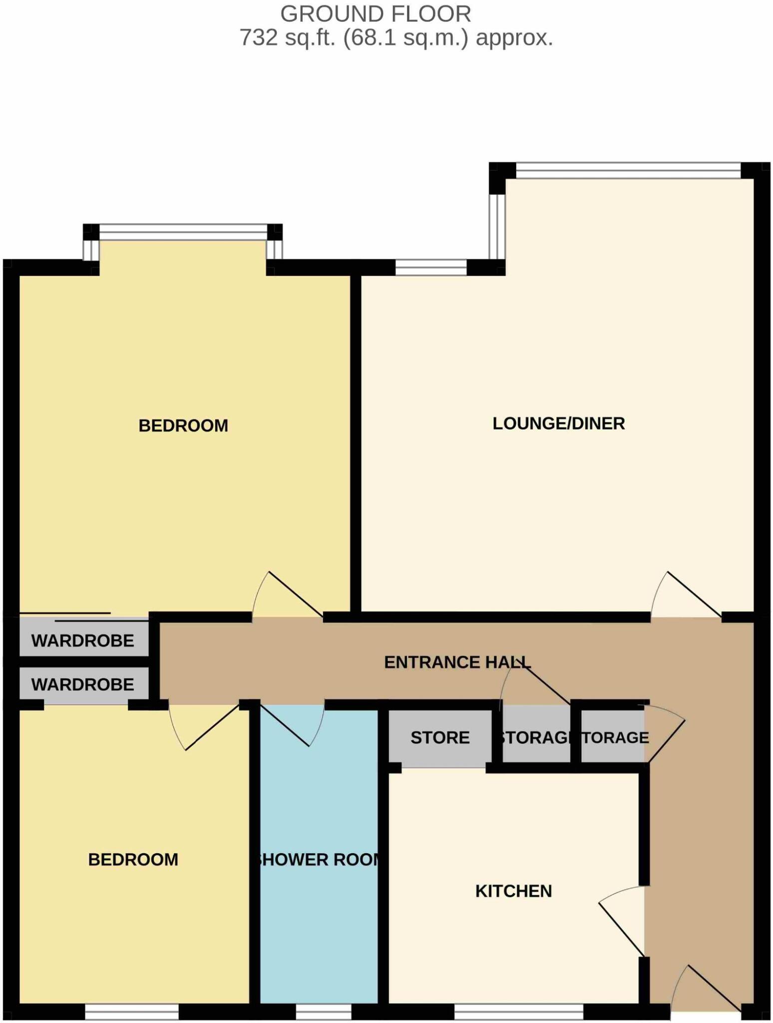 Burnt Oak Lodge,  London Road Hadleigh, Hadleigh, Benfleet floorplan