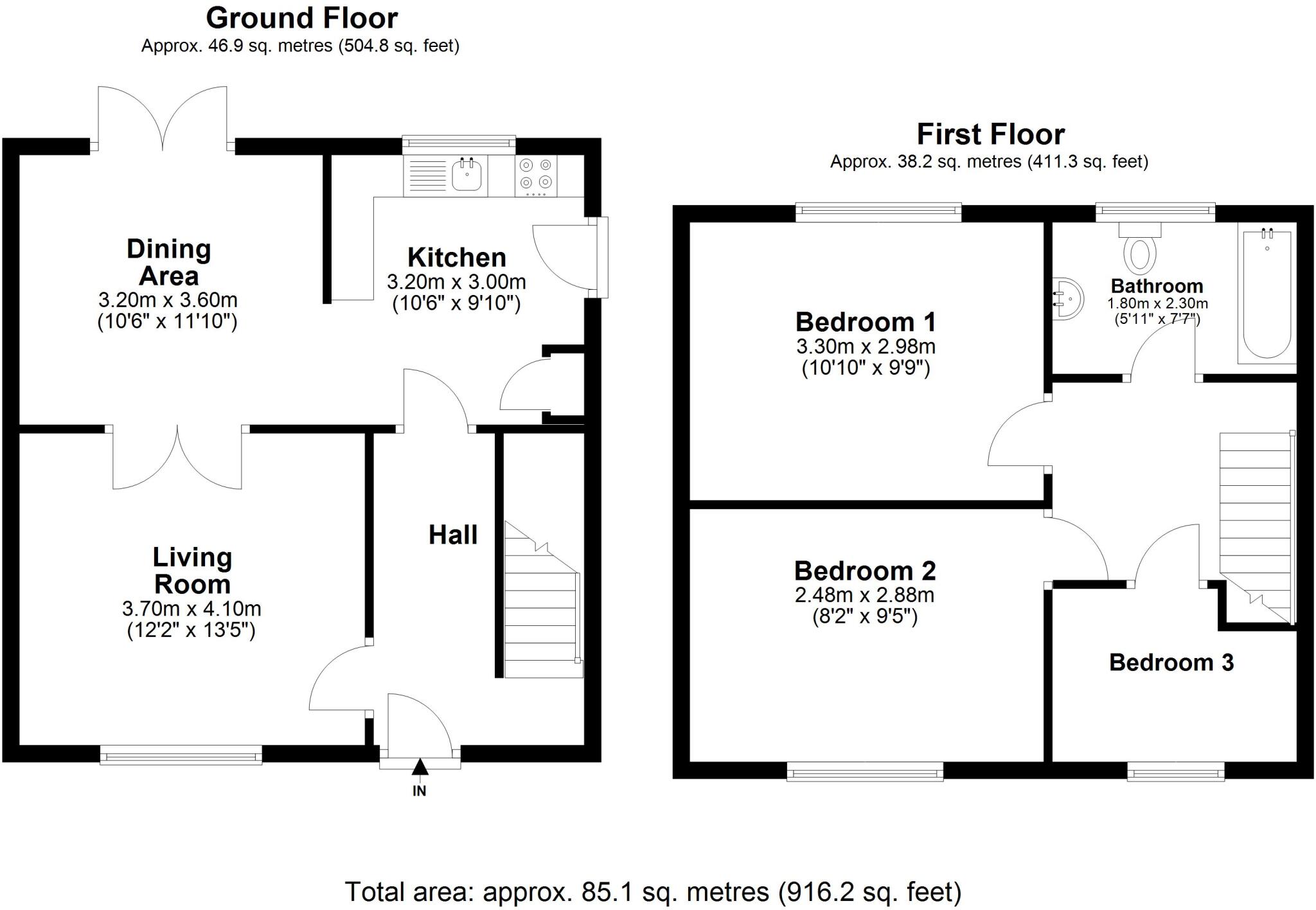 Lynn Walk Reigate RH2 floorplan