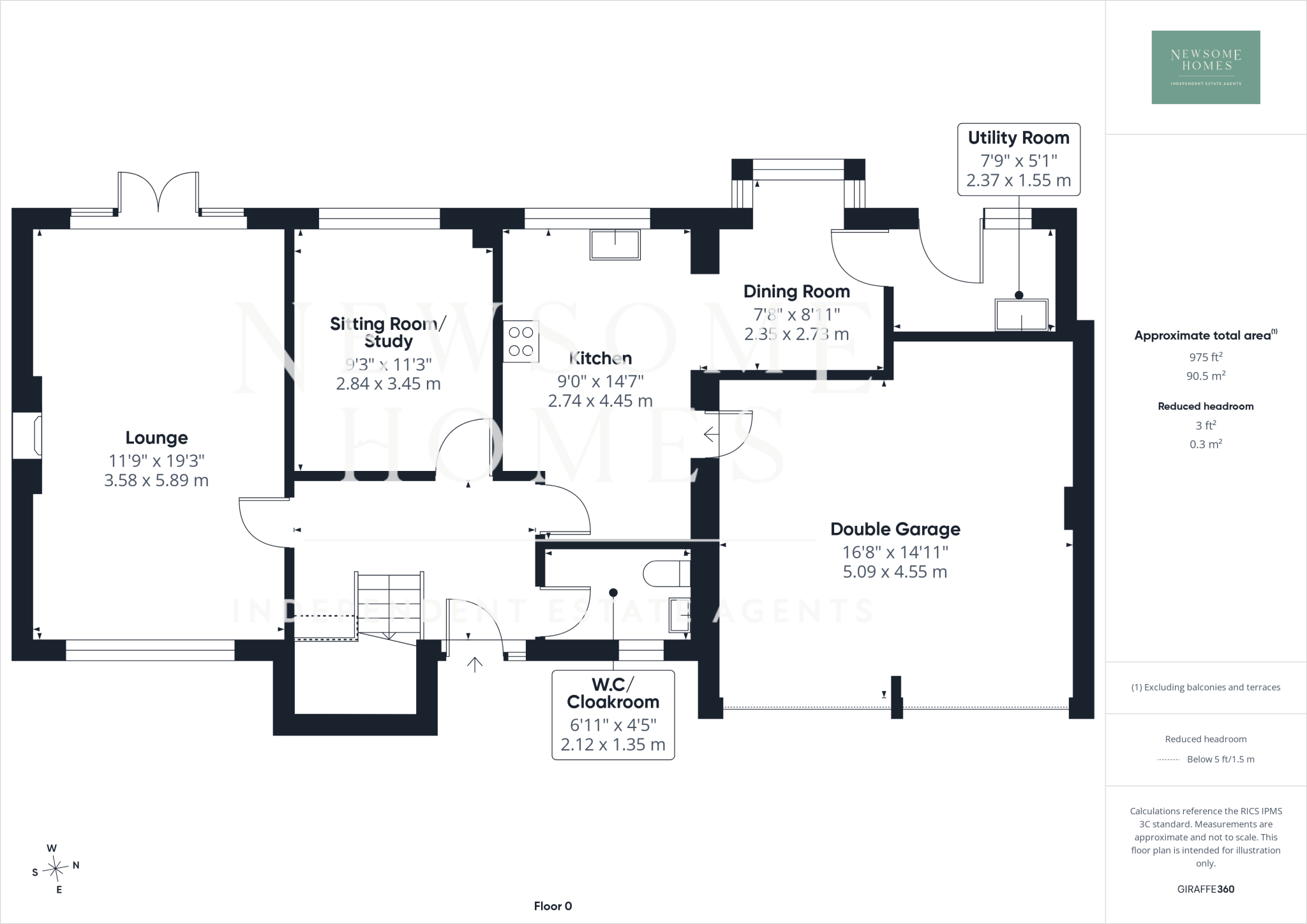 Llys Armon, Lixwm floorplan